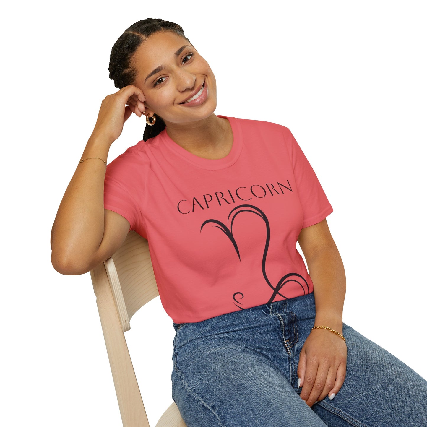CAPRICORN - Unisex Softstyle T-Shirt 100% Cotton Graphic