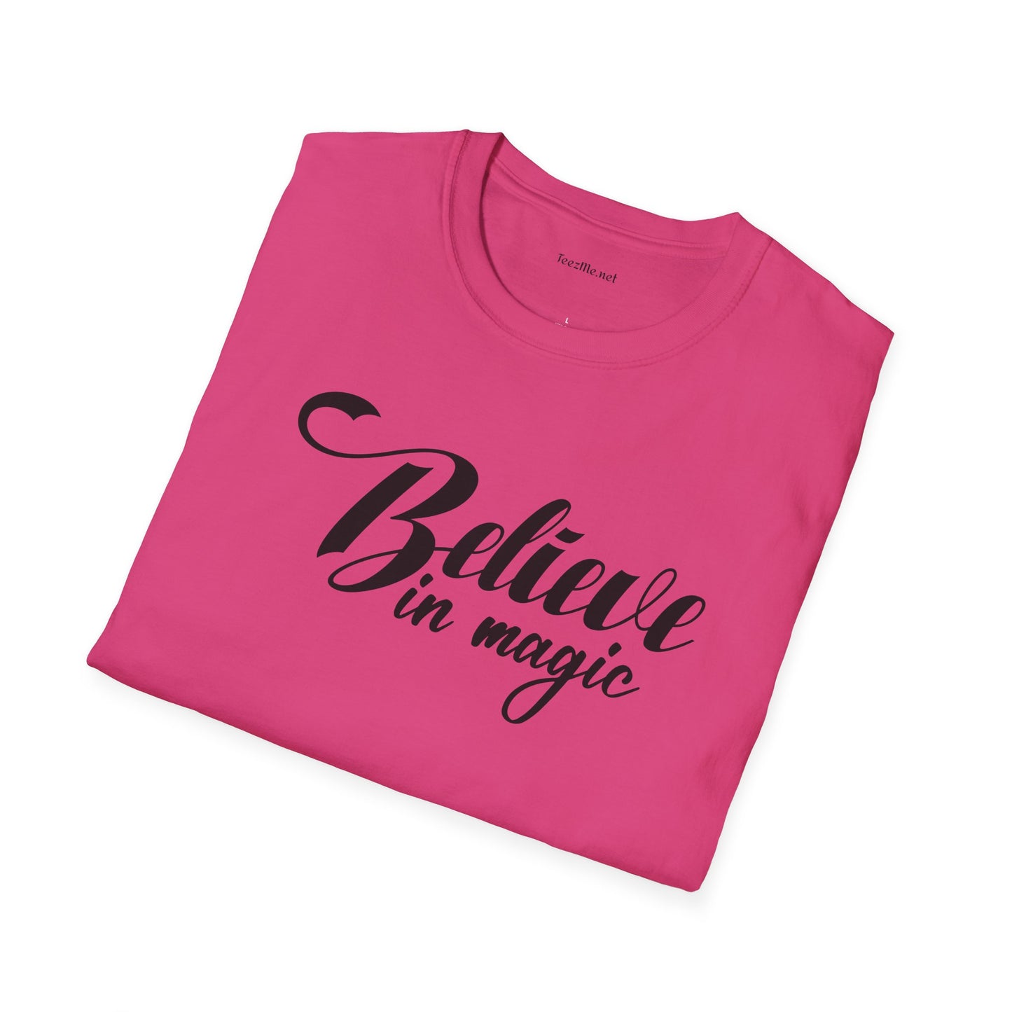 Believe in Magic Unisex Softstyle T-Shirt 100% Cotton Graphic