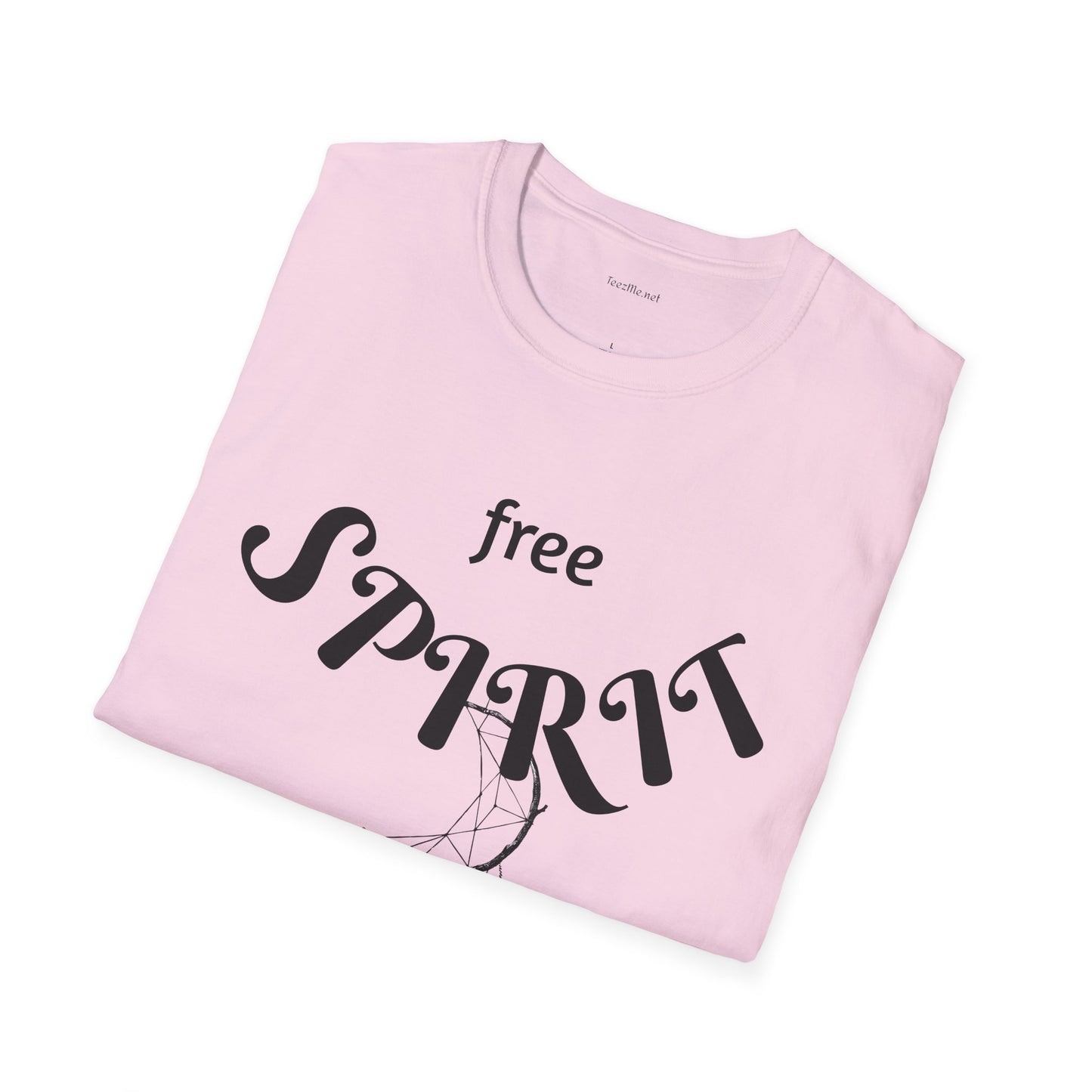 free SPIRIT - Unisex Softstyle T-Shirt 100% Cotton Graphic