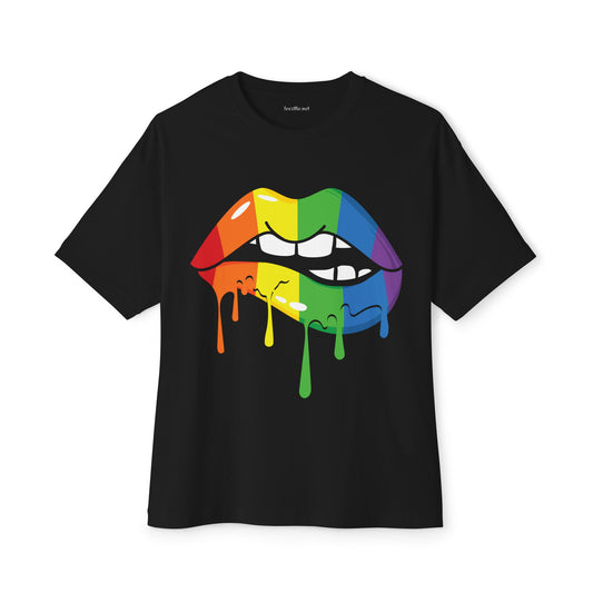 Lips LGBT Unisex Oversized Boxy Tee