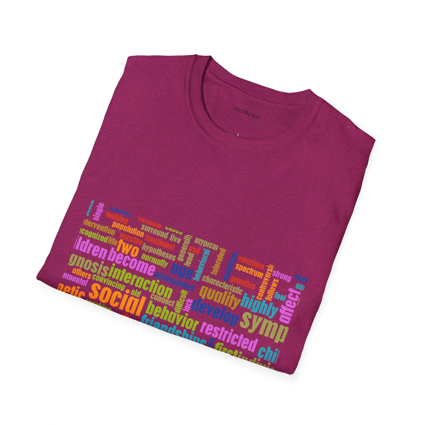 AUTISM speaks- Unisex Softstyle T-Shirt 100% Cotton Graphic