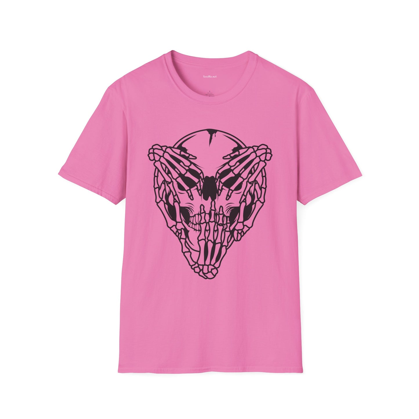 Hear Speak See No Evil Skull Unisex Softstyle T-Shirt 100% Cotton Graphic