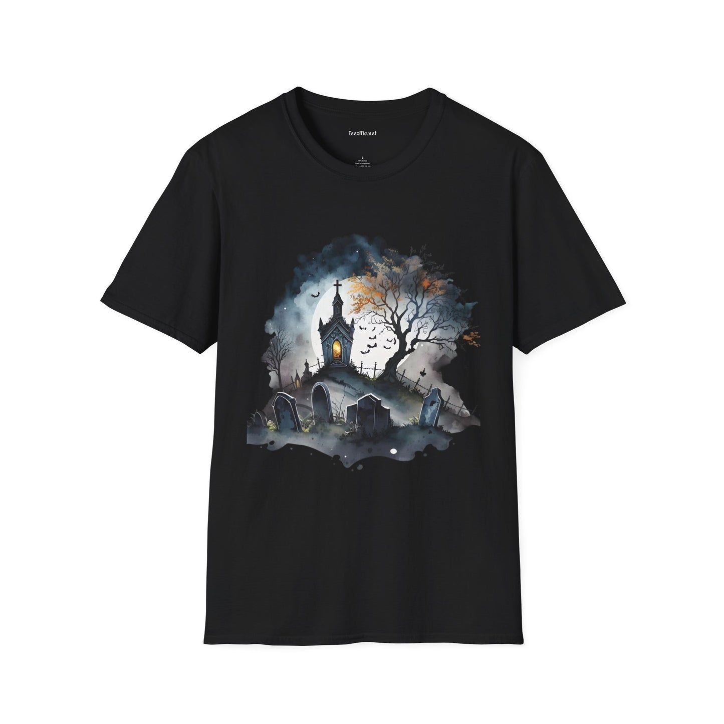 The Graveyard Unisex Softstyle T-Shirt 100% Cotton Graphic