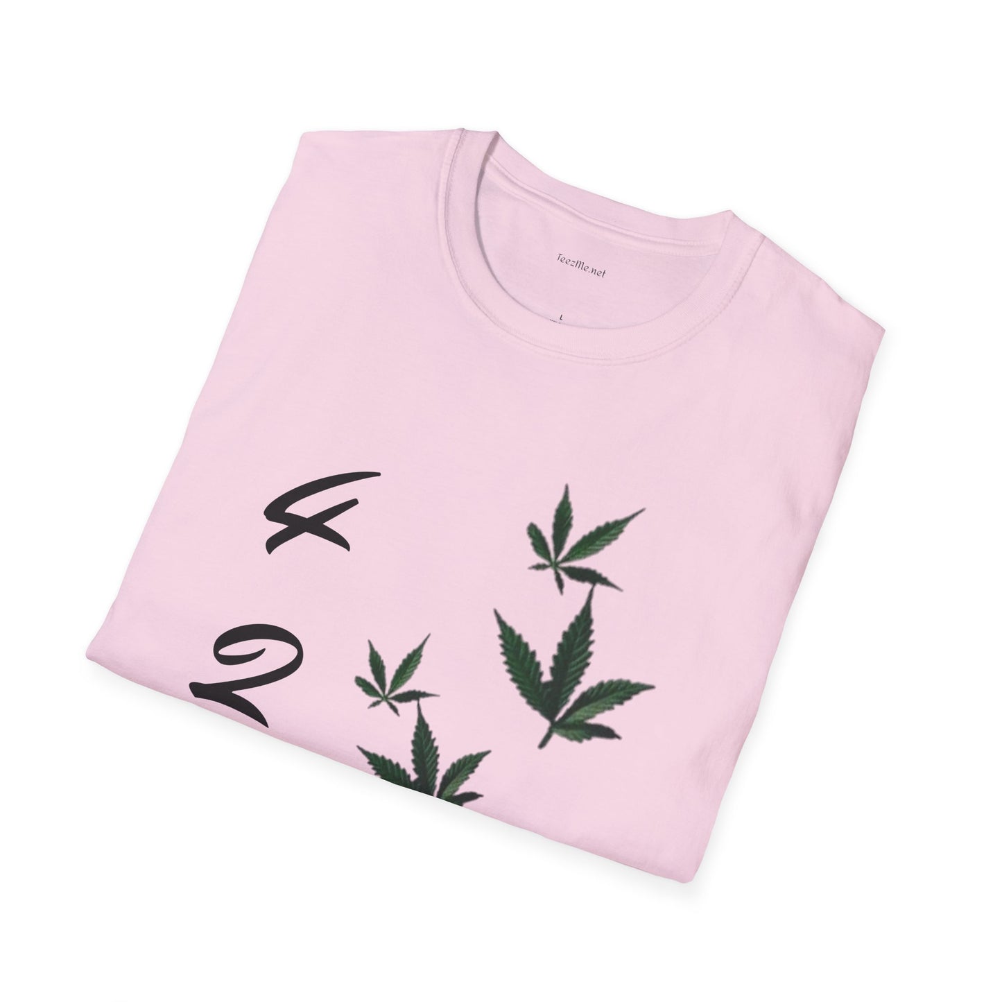420 - Unisex Softstyle T-Shirt 100% Cotton Graphic #weed #cannabis