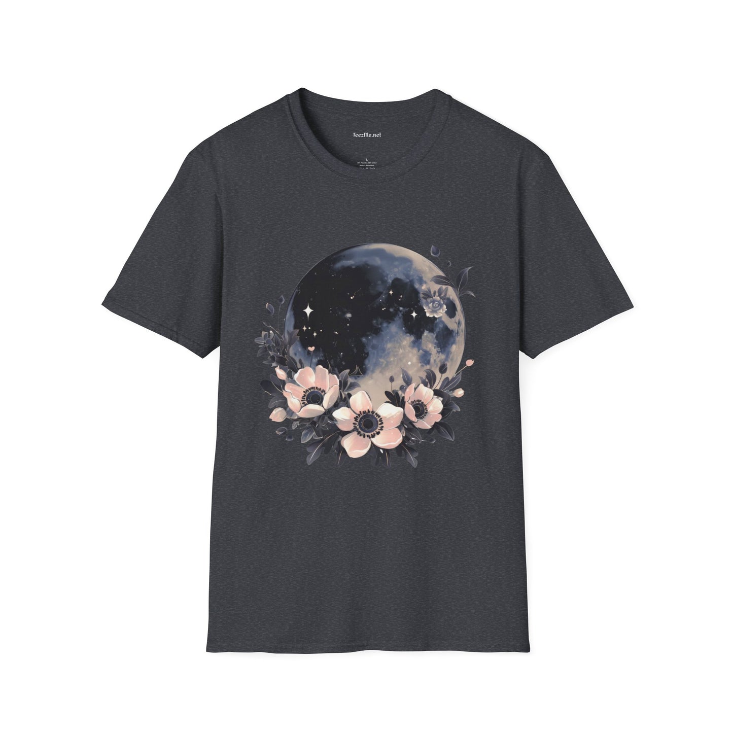 BOHO Black Moon - Unisex Softstyle T-Shirt 100% Cotton Graphic