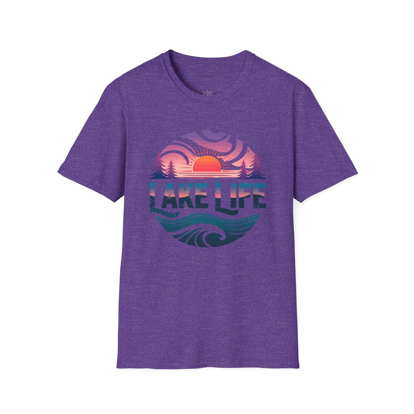 Lake Life - Unisex Softstyle T-Shirt 100% Cotton Graphic