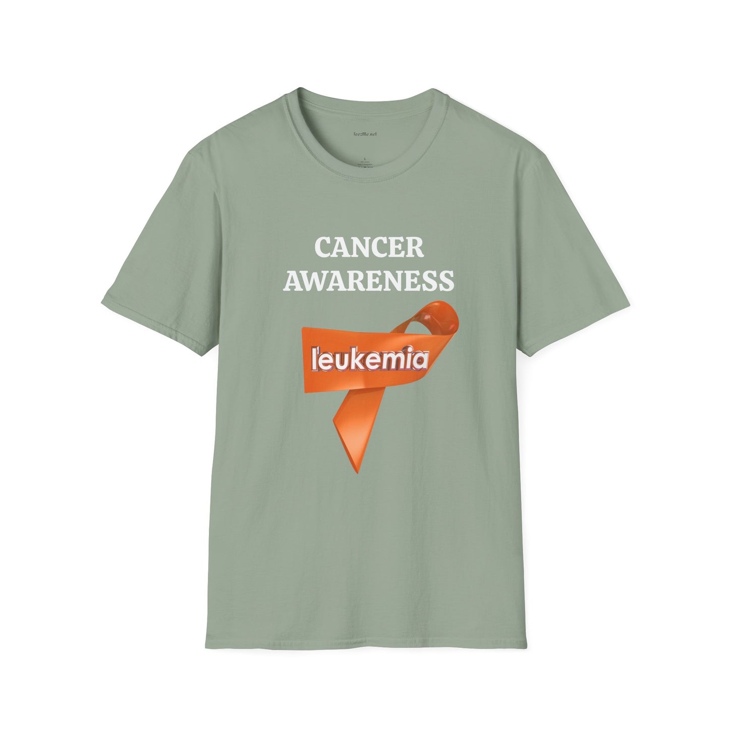 Leukemia Cancer Awareness - Unisex Softstyle T-Shirt 100% Cotton Graphic
