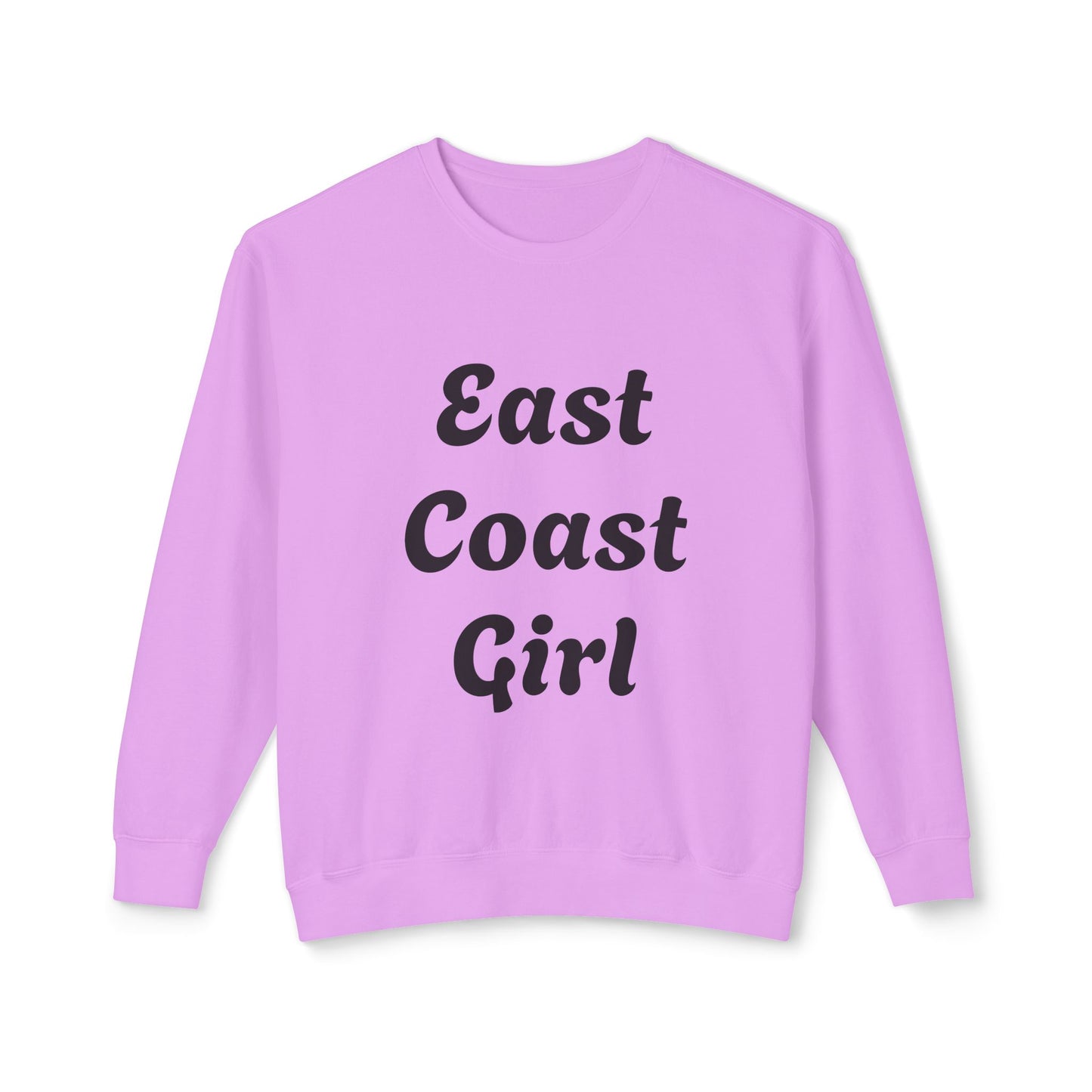 East Coast Girl -Unisex Lightweight Crewneck Sweatshirt