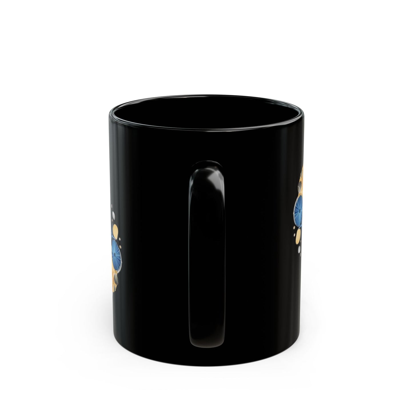 GiGi with seashells - Black Mug (11oz, 15oz) #Coffee #Tea #beach