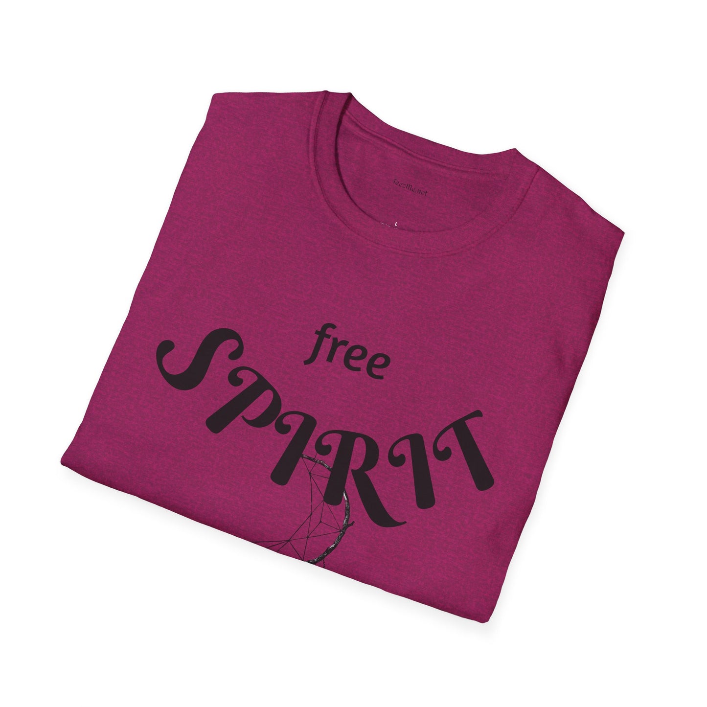 free SPIRIT - Unisex Softstyle T-Shirt 100% Cotton Graphic