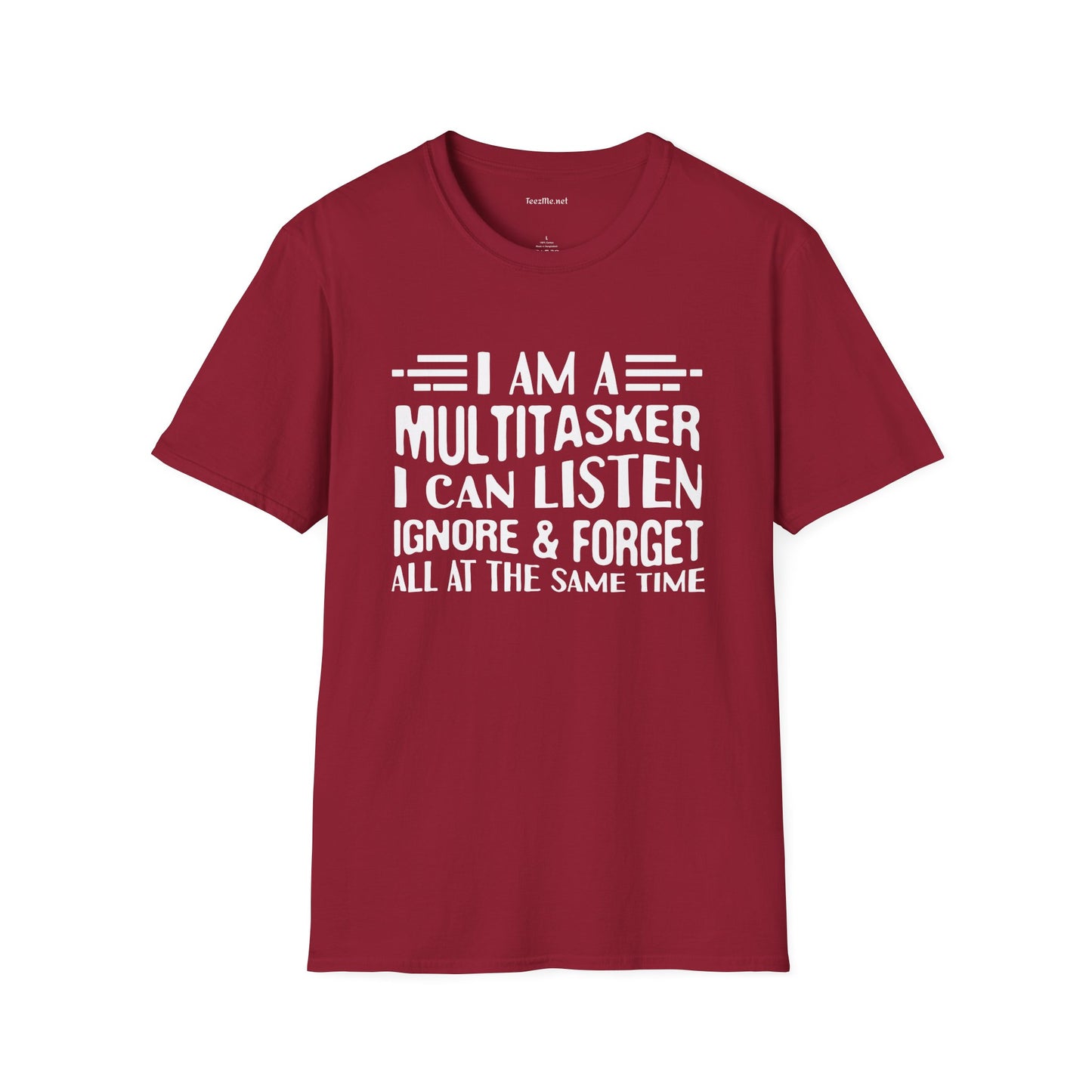 MultiTasker Unisex SoftStyle T-Shirt 100% Cotton