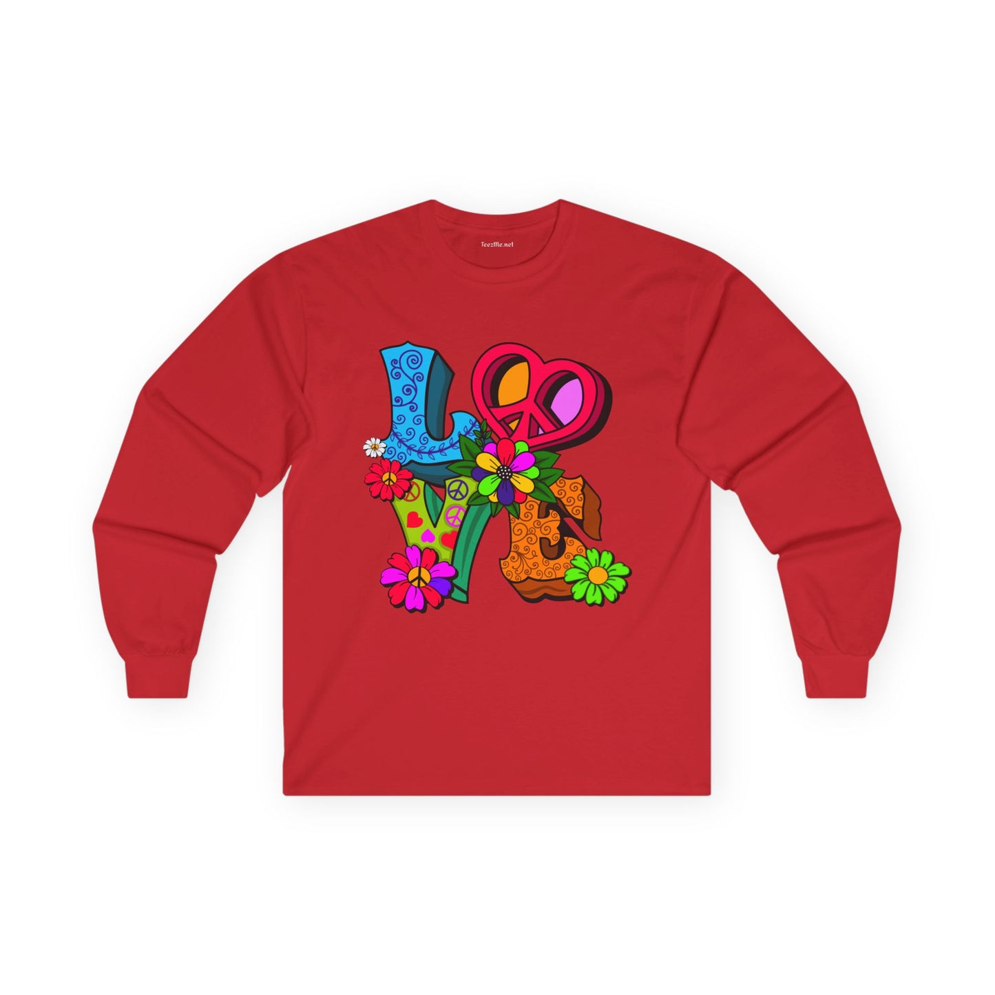 Love Peace Unisex Ultra Cotton Long Sleeve Tee