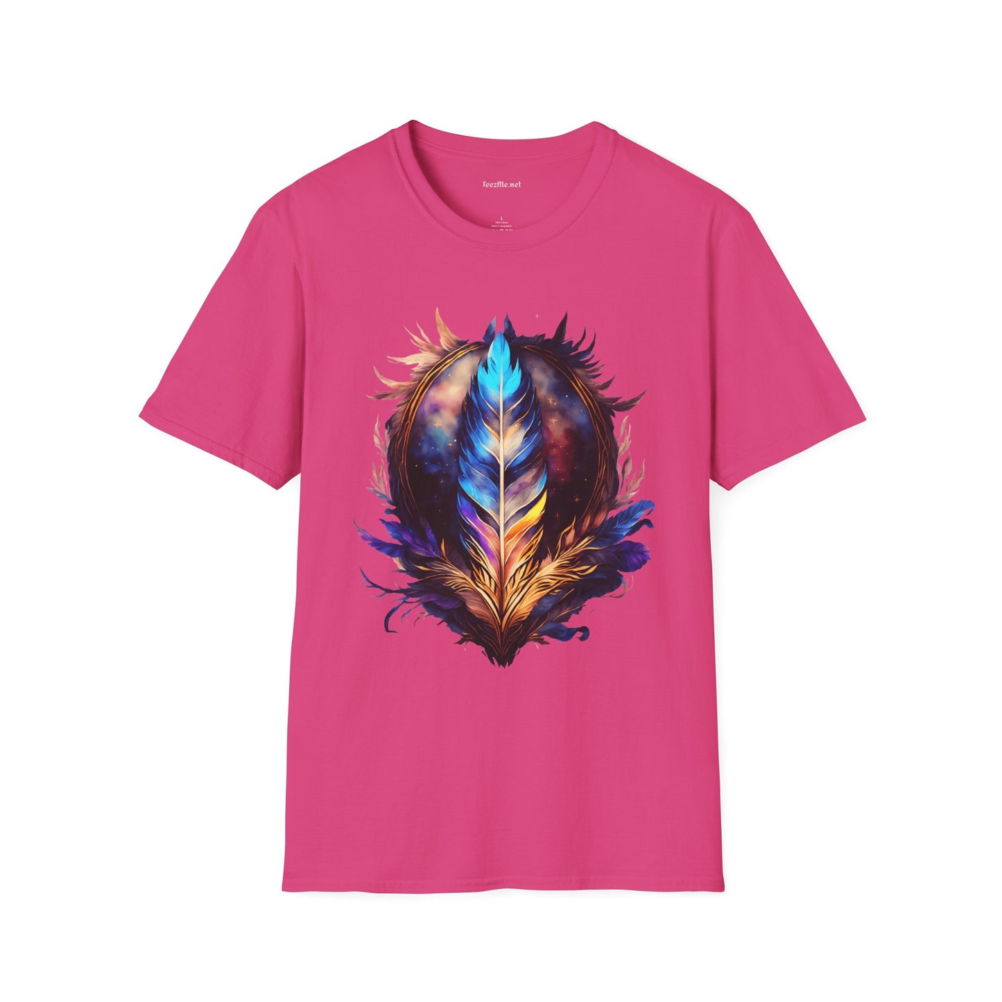 Eagle Feather Unisex Softstyle T-Shirt 100% Cotton Graphic