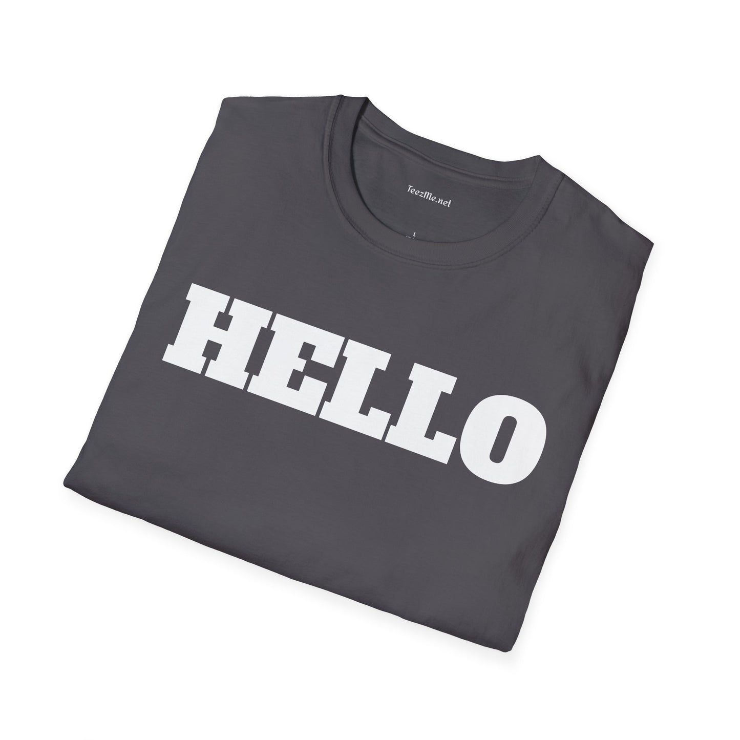 HELLO - Unisex Softstyle T-Shirt 100% Cotton Graphic