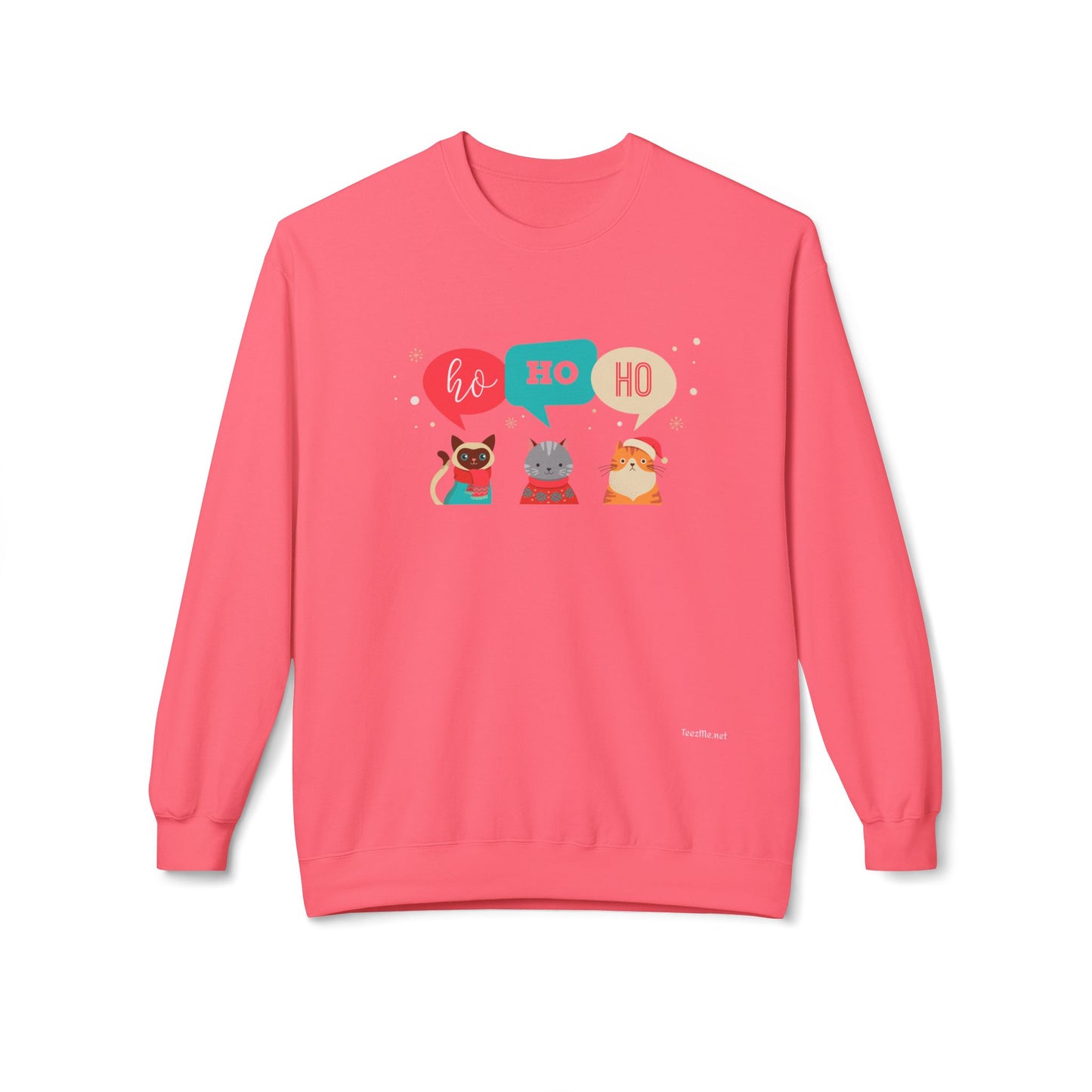 Ho Ho Ho - Unisex Midweight Softstyle Fleece Crewneck Sweatshirt
