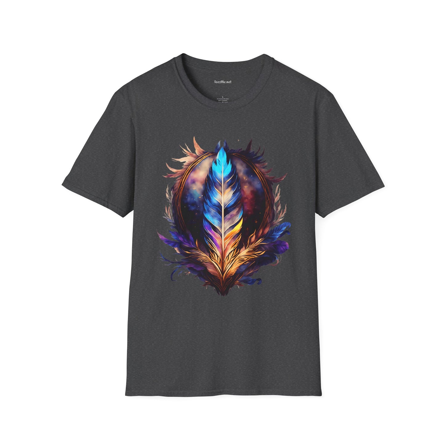 Eagle Feather Unisex Softstyle T-Shirt 100% Cotton Graphic