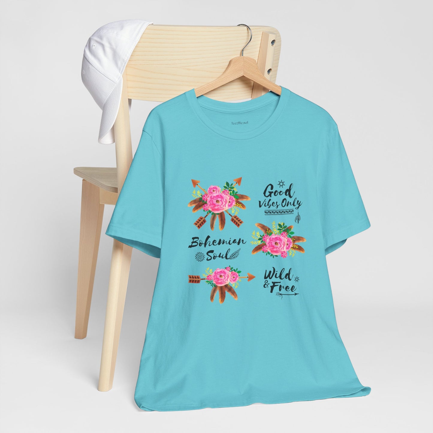 Wild & Free - Unisex Jersey Short Sleeve Tee #BOHO