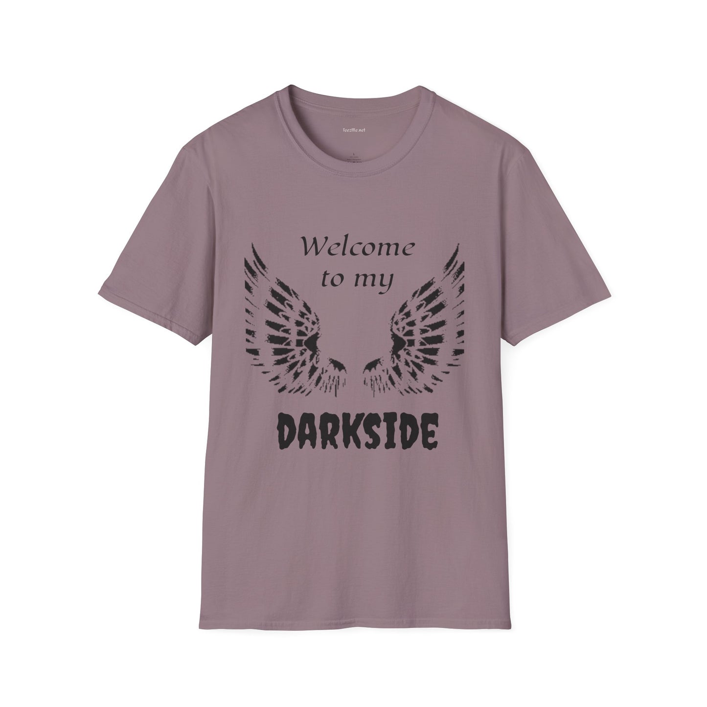 Welcome to my DARKSIDE - Unisex Softstyle T-Shirt 100% Cotton Graphic