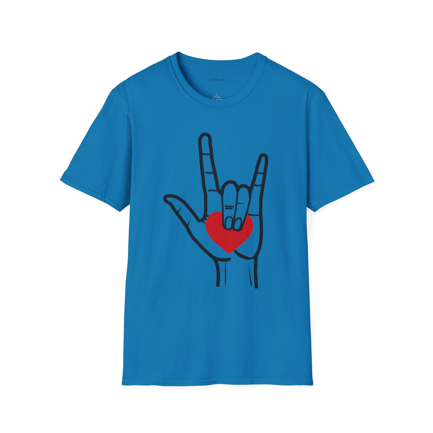 ASL Love  - Unisex Softstyle T-Shirt 100% Cotton Graphic