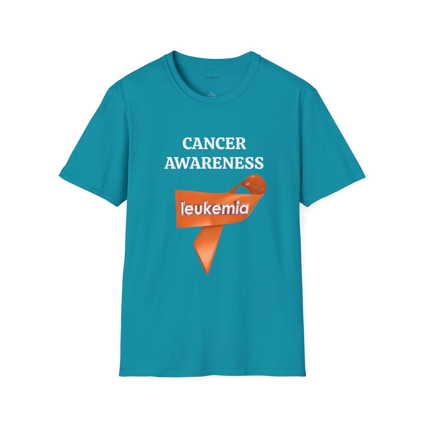 Leukemia Cancer Awareness - Unisex Softstyle T-Shirt 100% Cotton Graphic