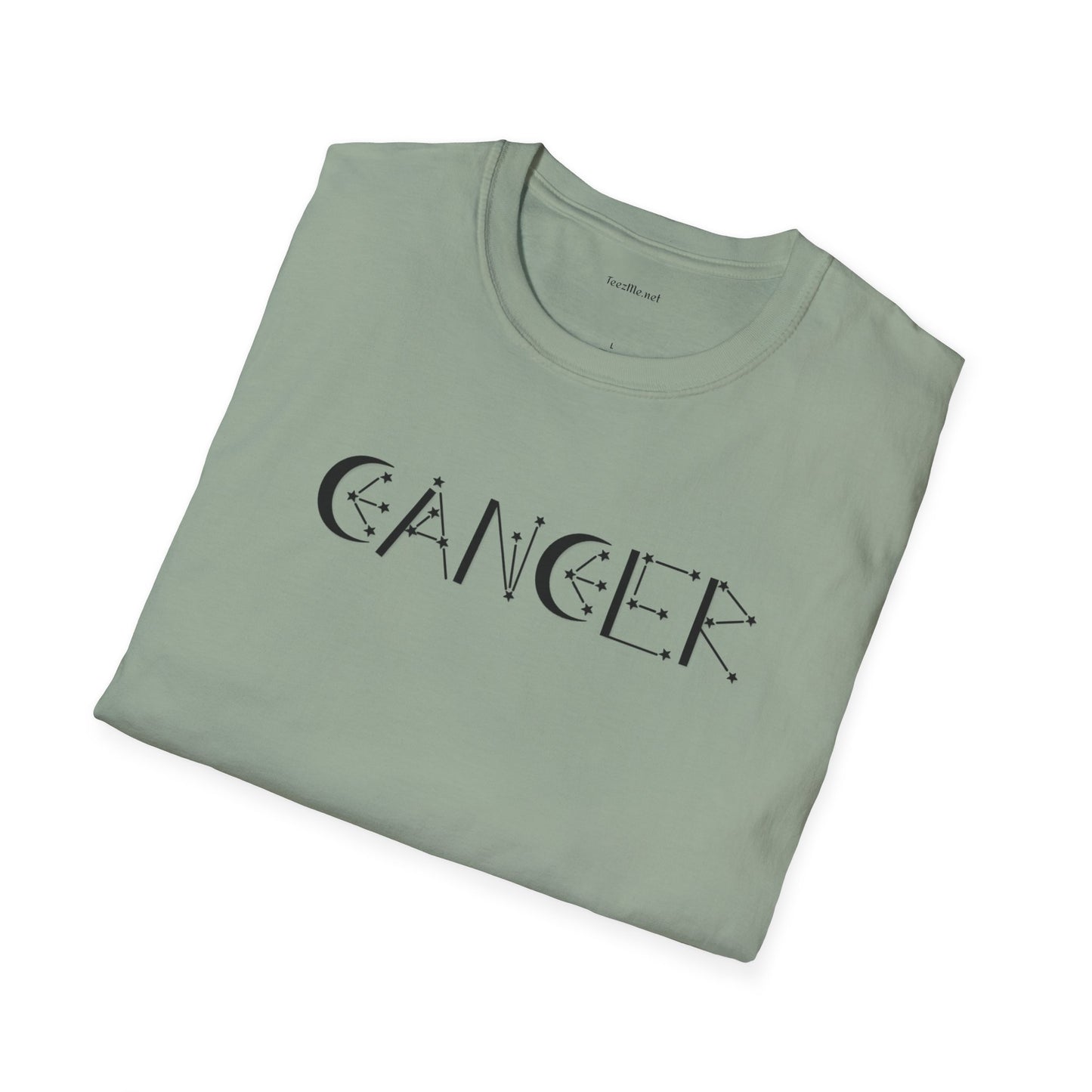 Cancer Zodiac - Unisex Softstyle T-Shirt 100% Cotton Graphic