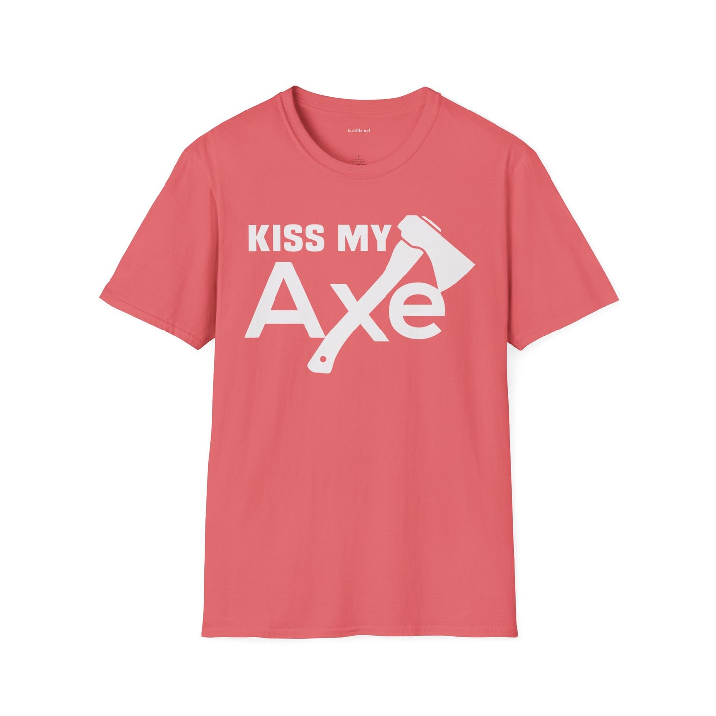 Kiss My Axe - Unisex Softstyle T-Shirt 100% Cotton Graphic