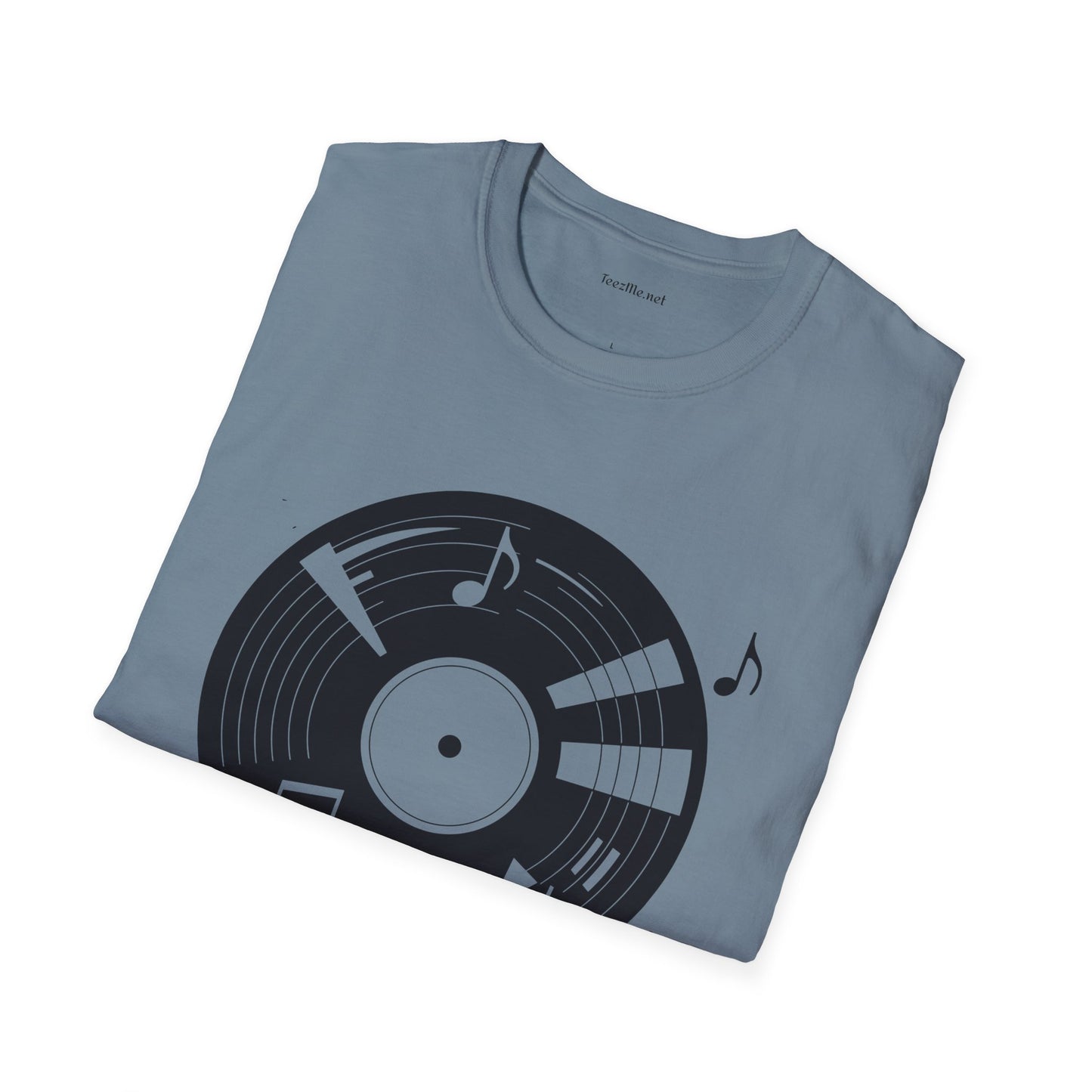 Spinning Vinyl Unisex Softstyle T-Shirt 100% Cotton Graphic