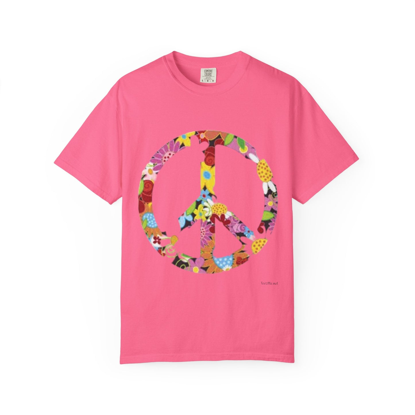 Peace Sign Unisex Garment-Dyed T-shirt