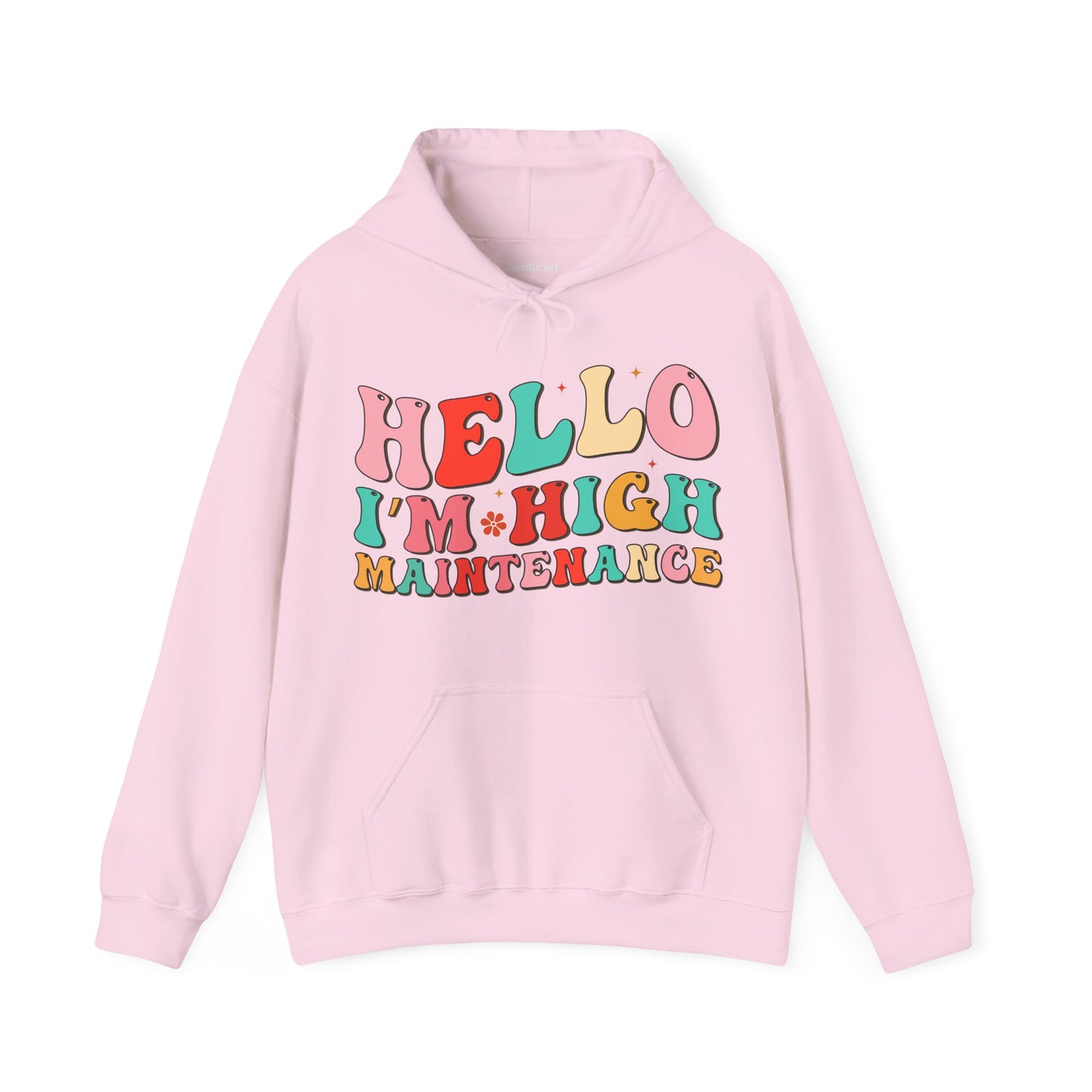 HELLO, I'm High Maintenance Unisex Heavy Blend™ Hooded Sweatshirt