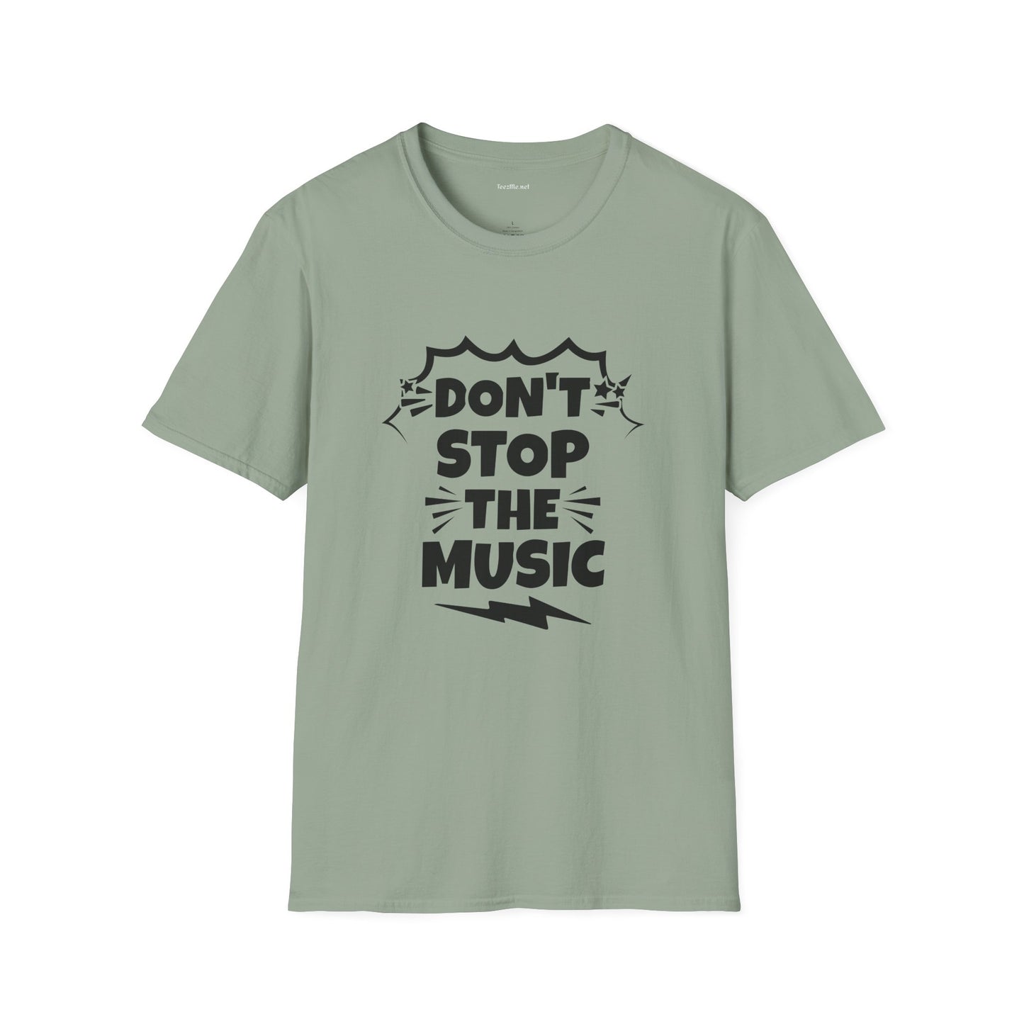 Don't stop the Music - Unisex Softstyle T-Shirt 100% Cotton Graphic