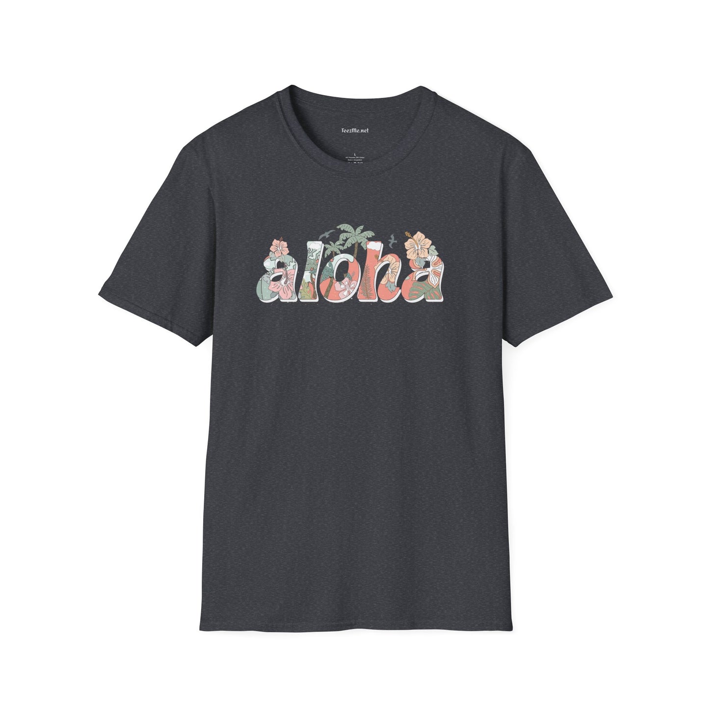 Aloha Unisex Softstyle T-Shirt 100% Cotton Graphic
