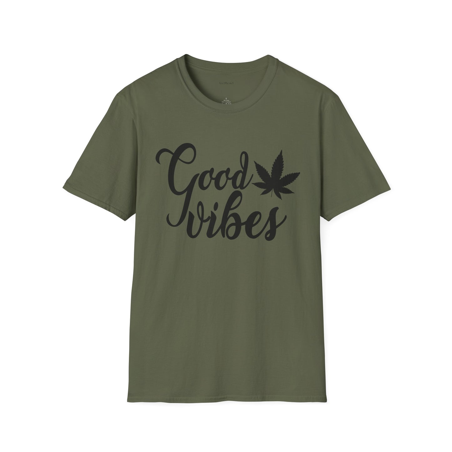 Good Vibes Weed - Unisex Softstyle T-Shirt 100% Cotton Graphic