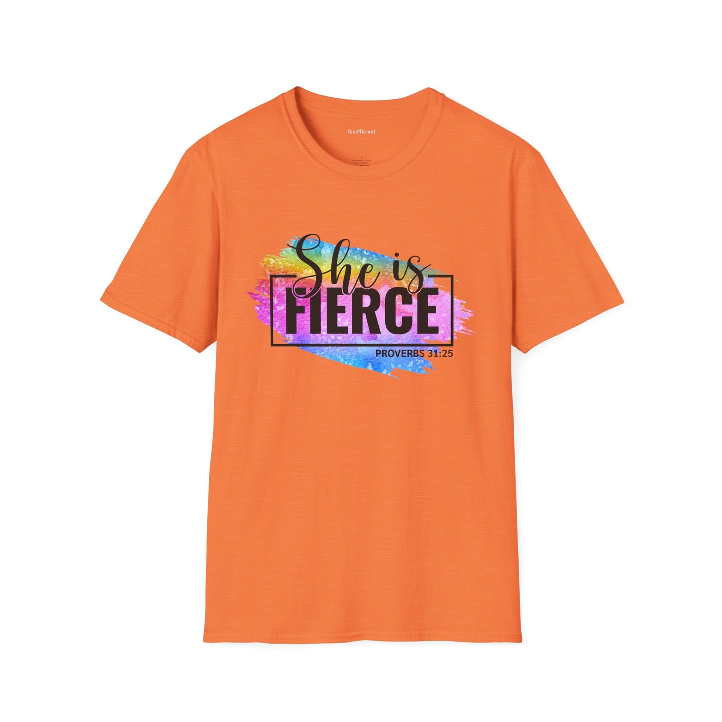 She is FIERCE Unisex Softstyle T-Shirt 100% Cotton Graphic