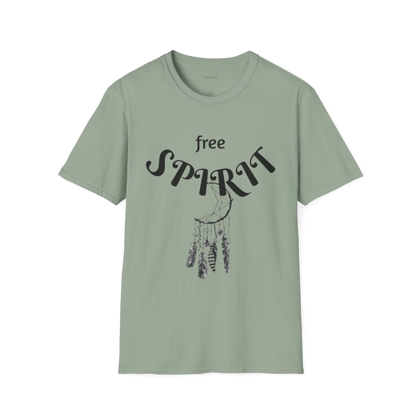 free SPIRIT - Unisex Softstyle T-Shirt 100% Cotton Graphic