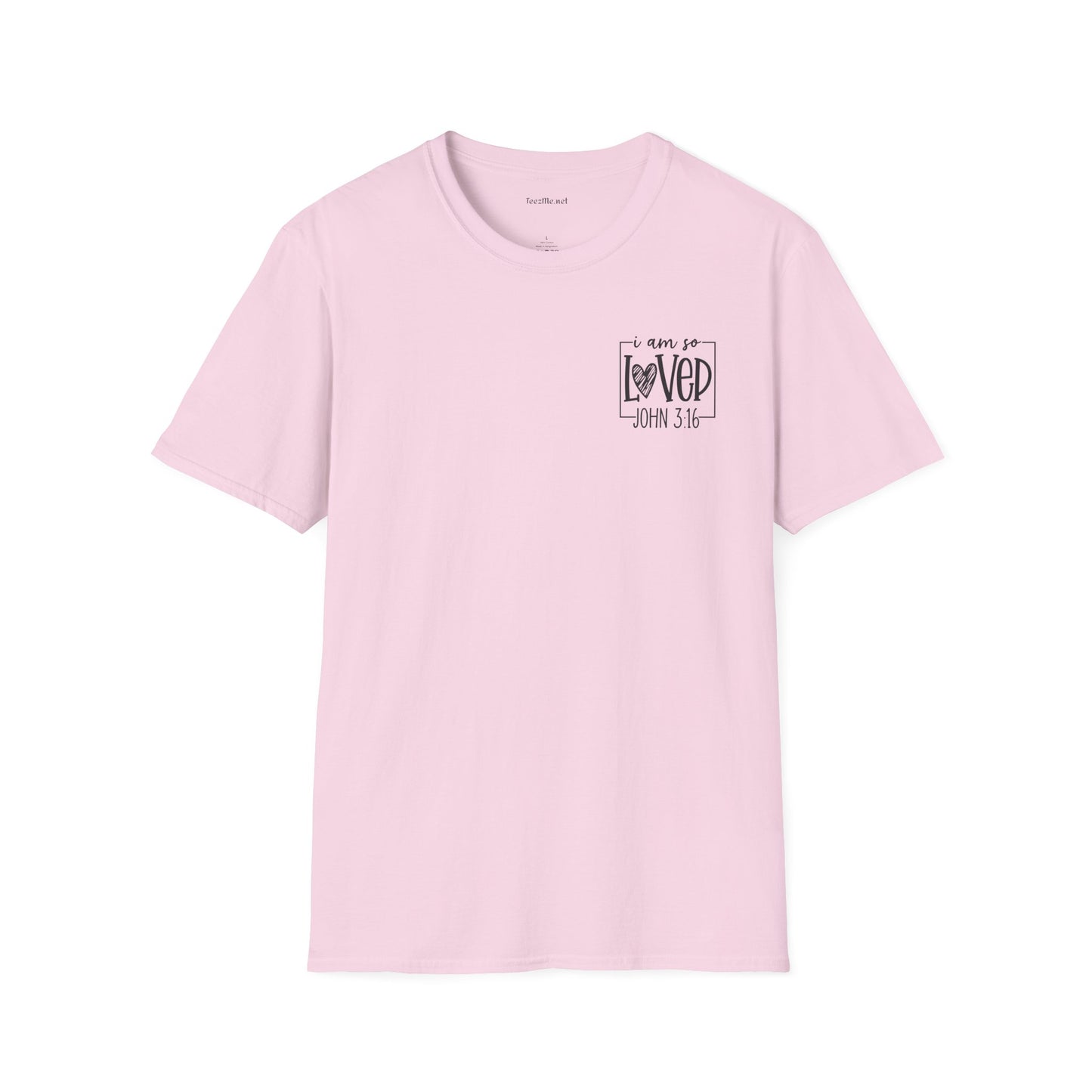 John 3:16 - Unisex Softstyle T-Shirt 100% Cotton Graphic