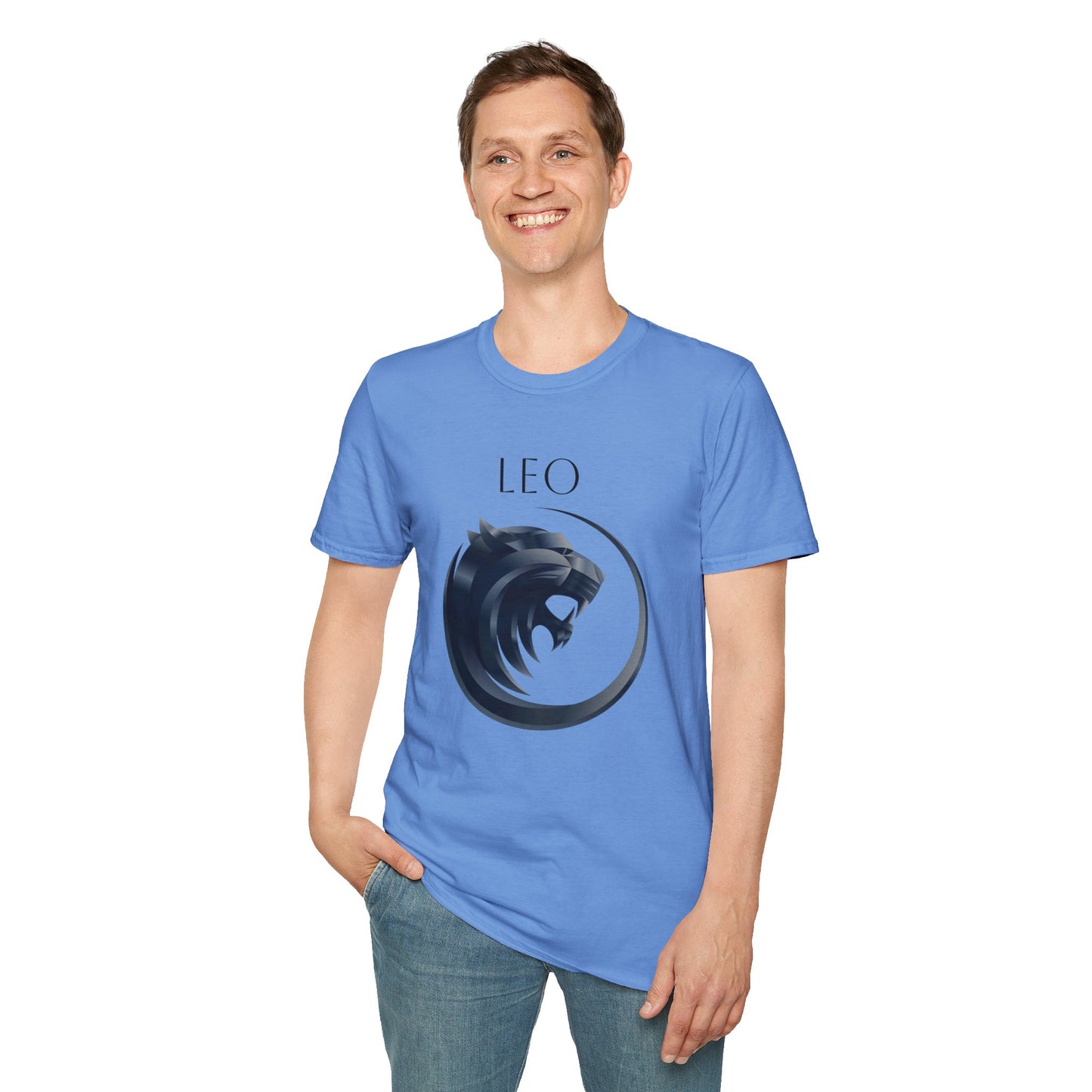 LEO - Unisex Softstyle T-Shirt 100% Cotton Graphic