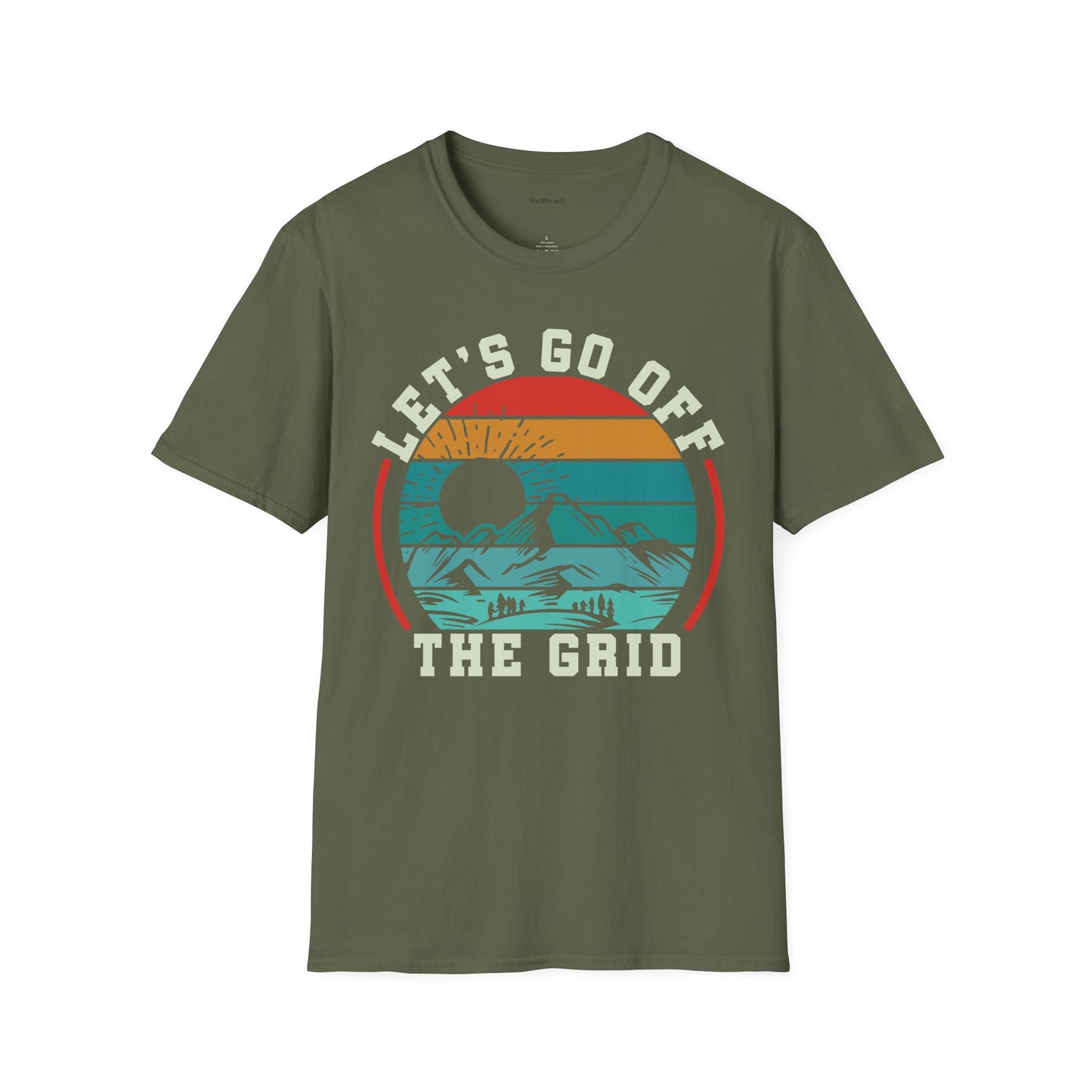 Off Grid - Unisex Softstyle T-Shirt 100% Cotton Graphic