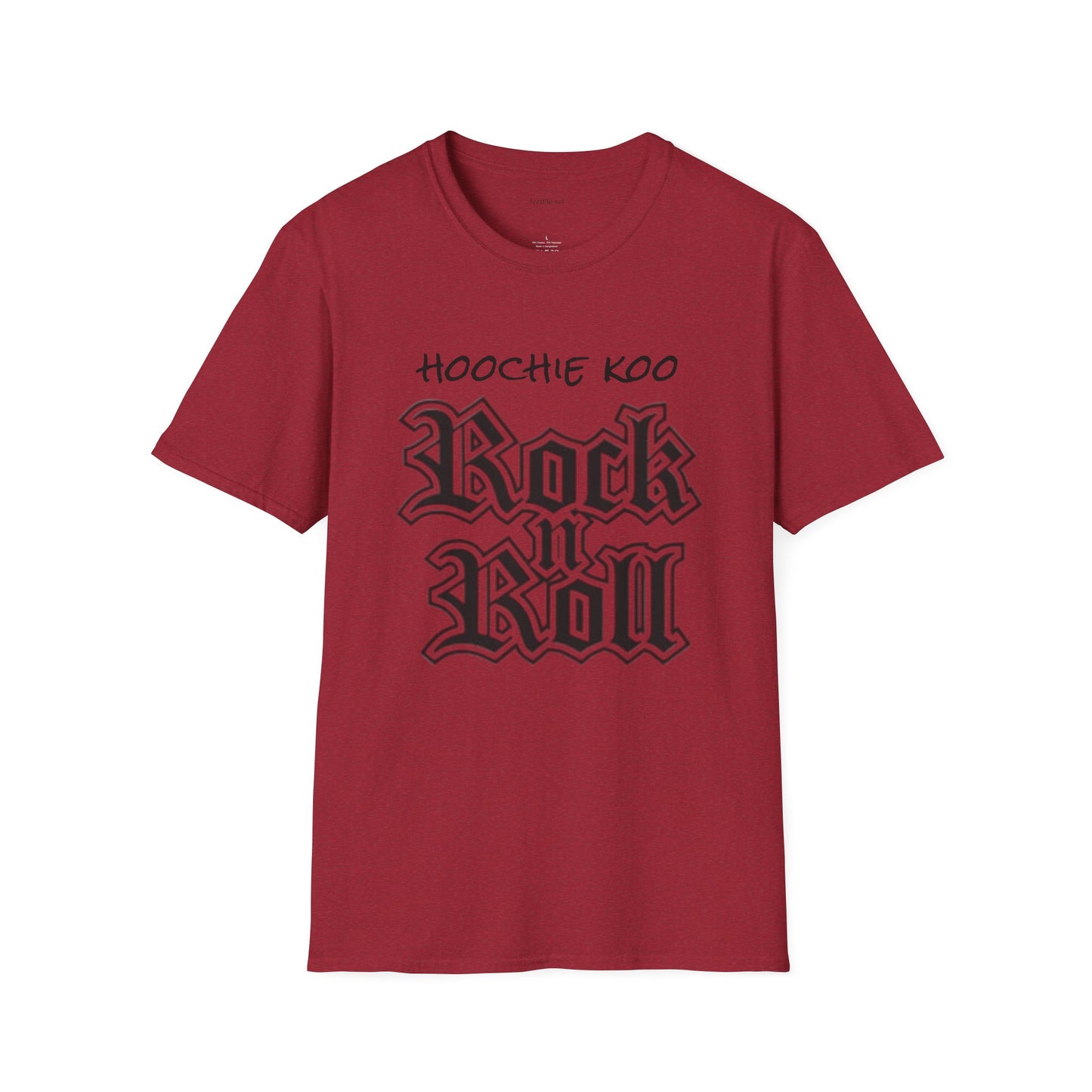 hoochie koo ROCK n ROLL - Unisex Softstyle T-Shirt 100% Cotton Graphic