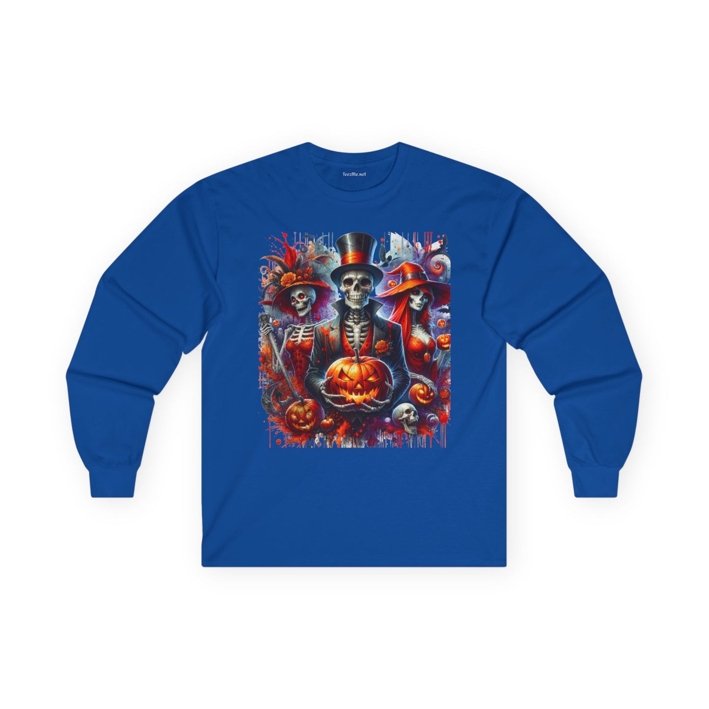 Halloween Skeletons 01 Unisex Ultra Cotton Long Sleeve Tee
