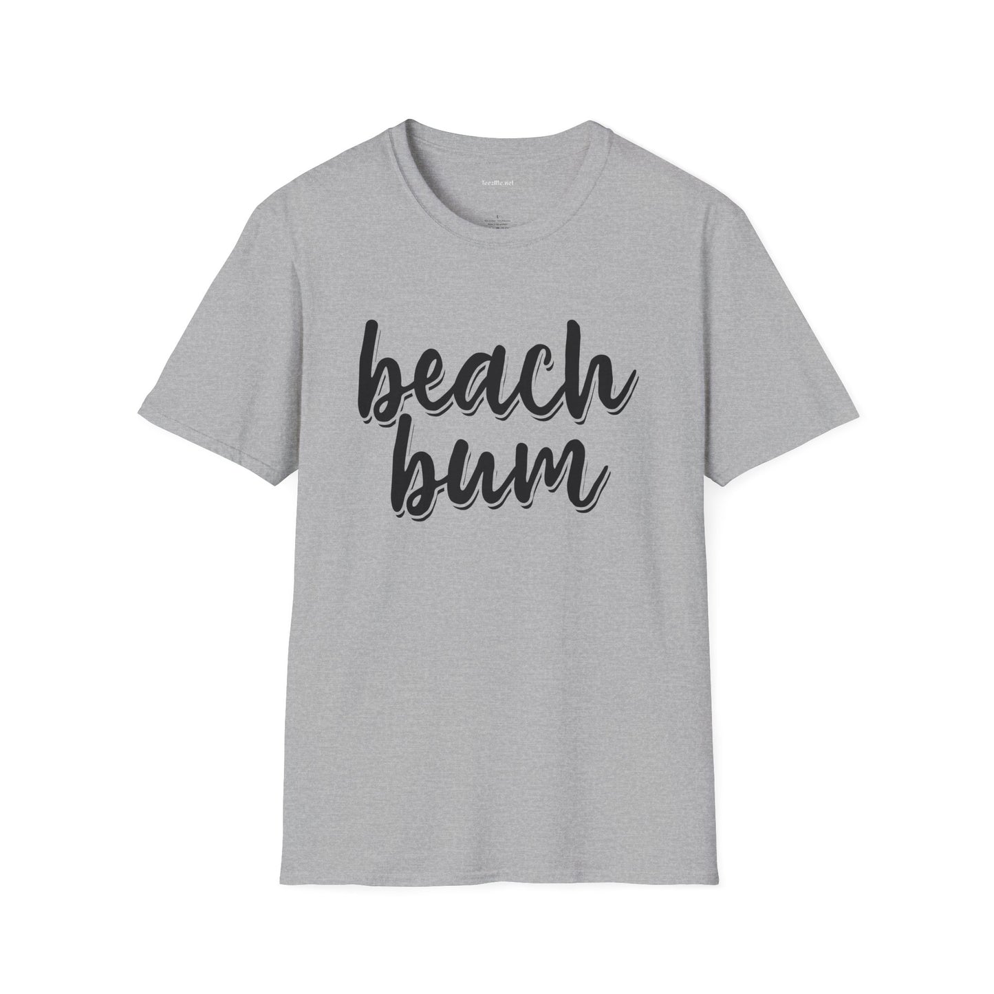 Beach Bum - Unisex Softstyle T-Shirt 100% Cotton Graphic (1)