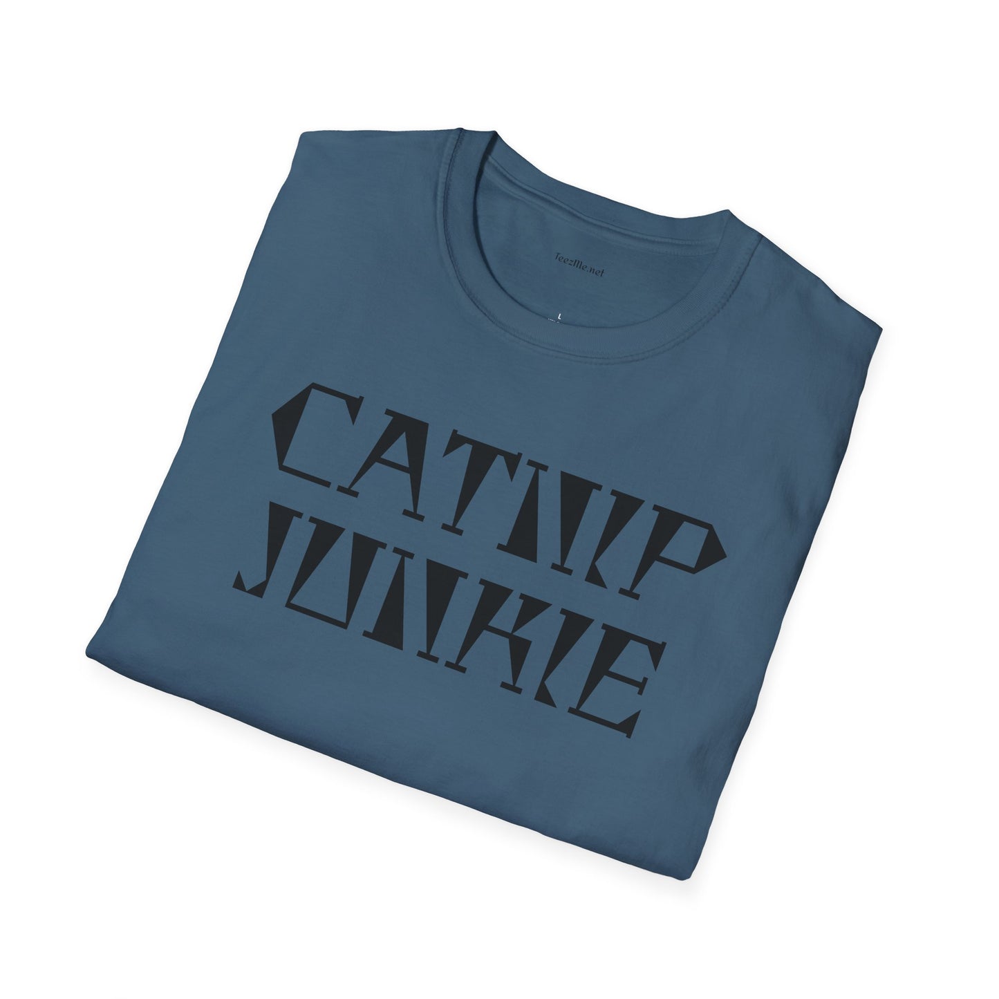 Catnip Junkie - Unisex Softstyle T-Shirt 100% Cotton Graphic