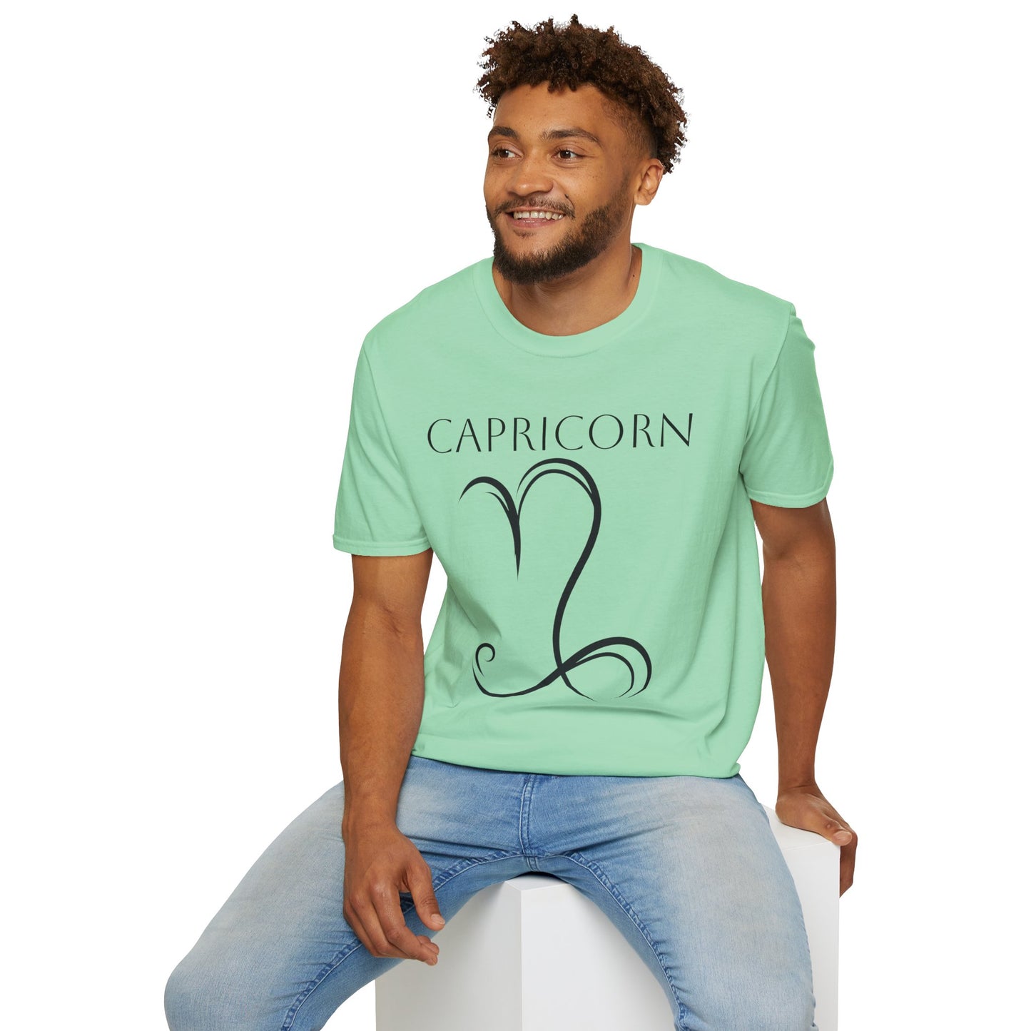 CAPRICORN - Unisex Softstyle T-Shirt 100% Cotton Graphic