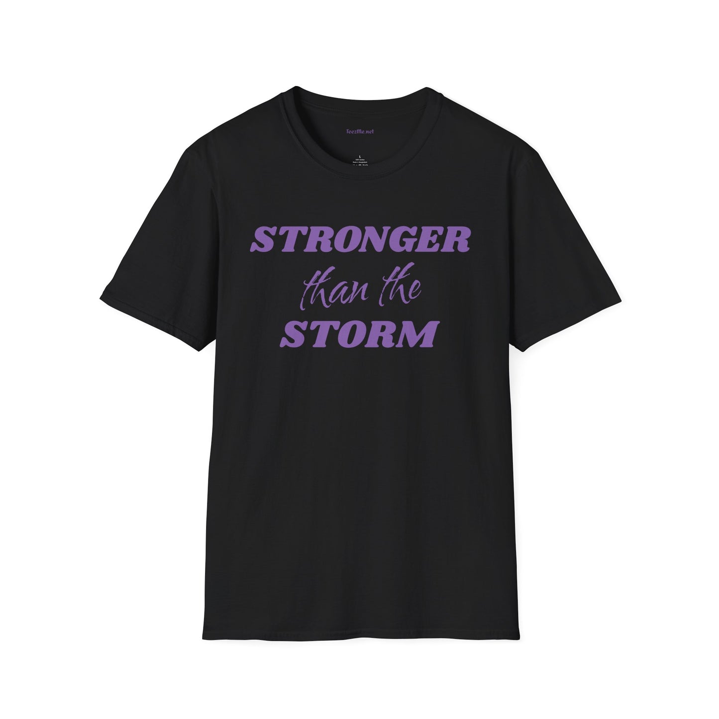 Stronger than the Storm Unisex Softstyle T-Shirt 100% Cotton Graphic