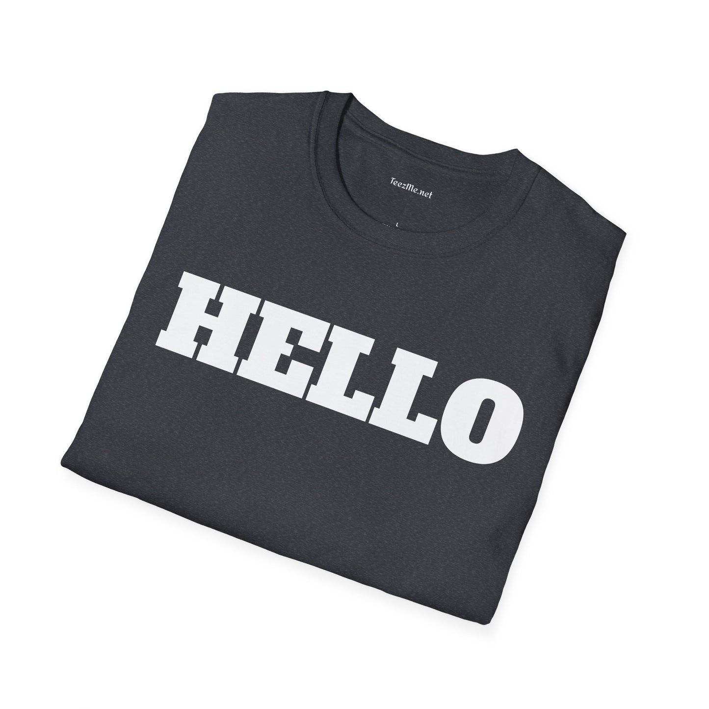 HELLO - Unisex Softstyle T-Shirt 100% Cotton Graphic