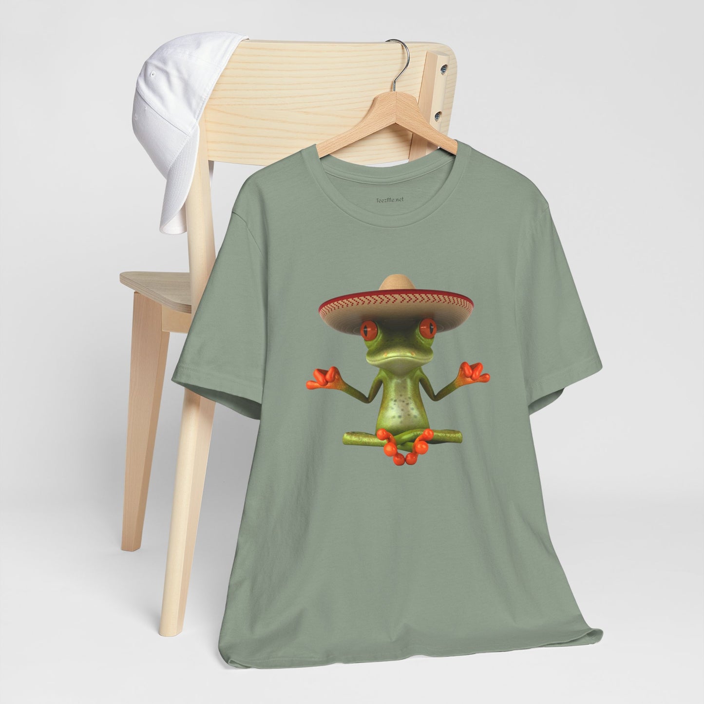 Frog Meditating - Unisex Jersey Short Sleeve Tee