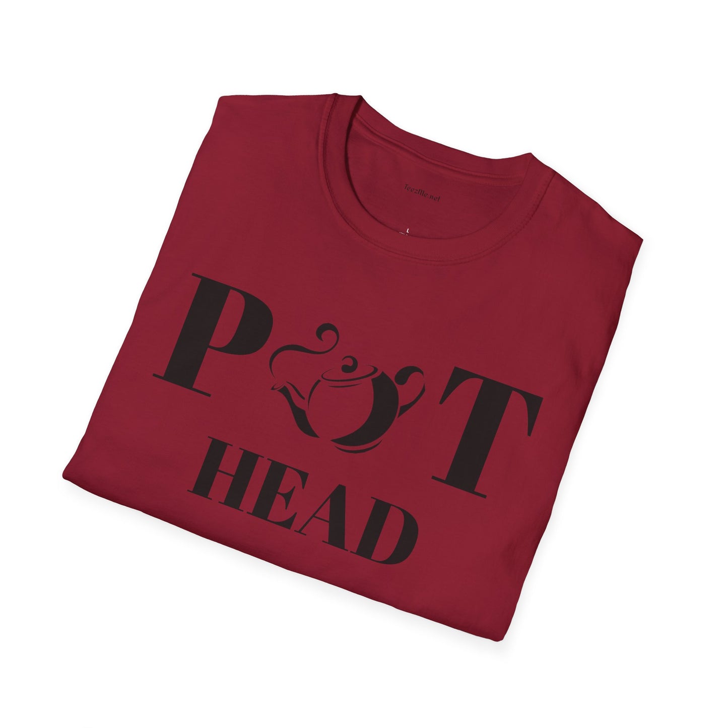 Pot Head - Unisex Softstyle T-Shirt 100% Cotton Graphic