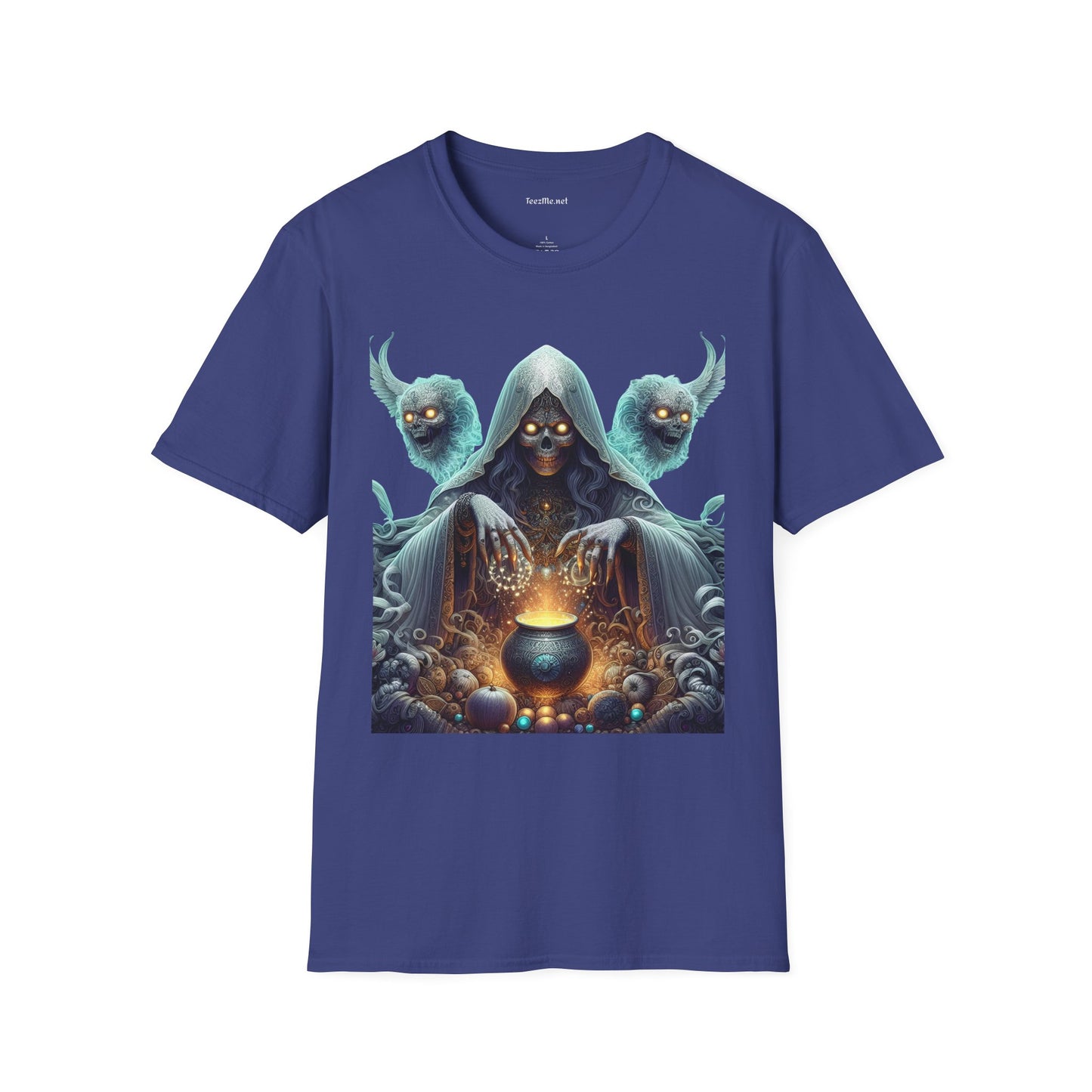 Anime Witch (4) Unisex Softstyle T-Shirt 100% Cotton Graphic