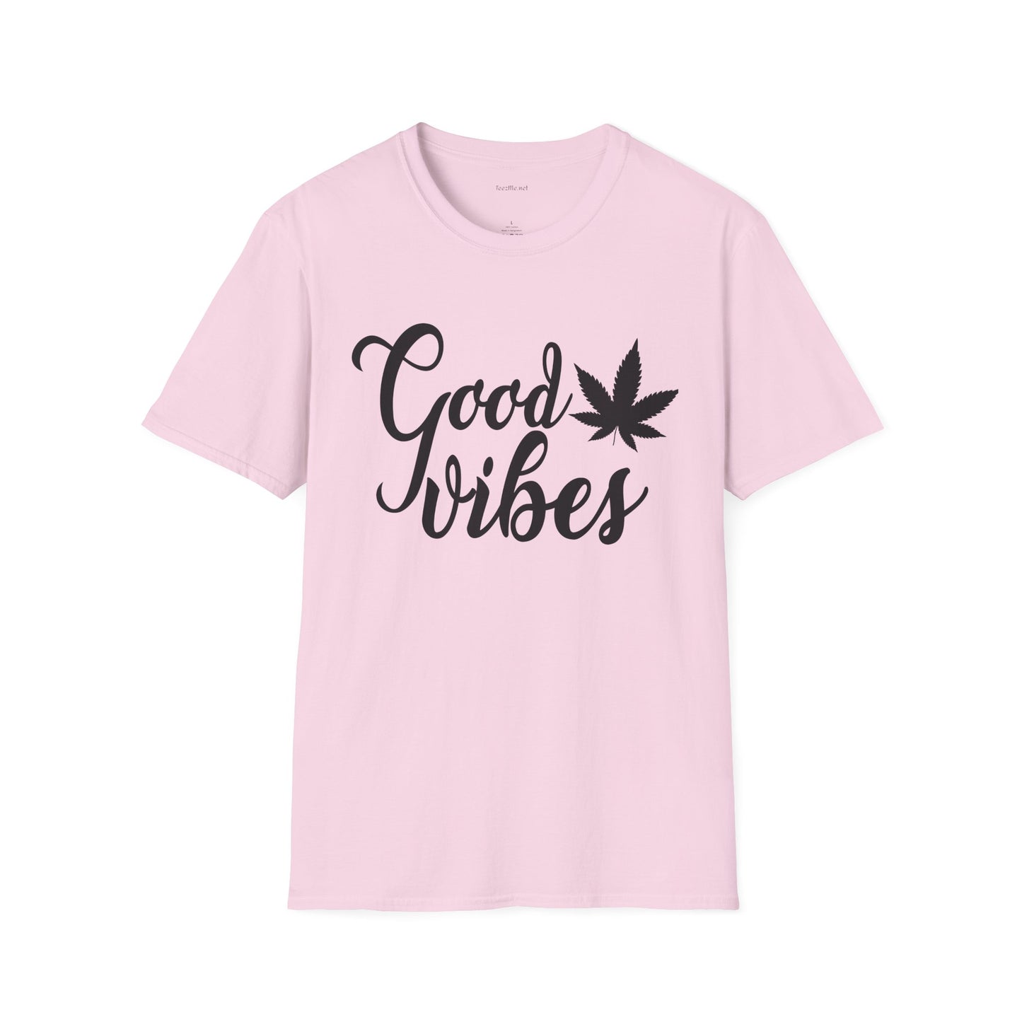 Good Vibes Weed - Unisex Softstyle T-Shirt 100% Cotton Graphic