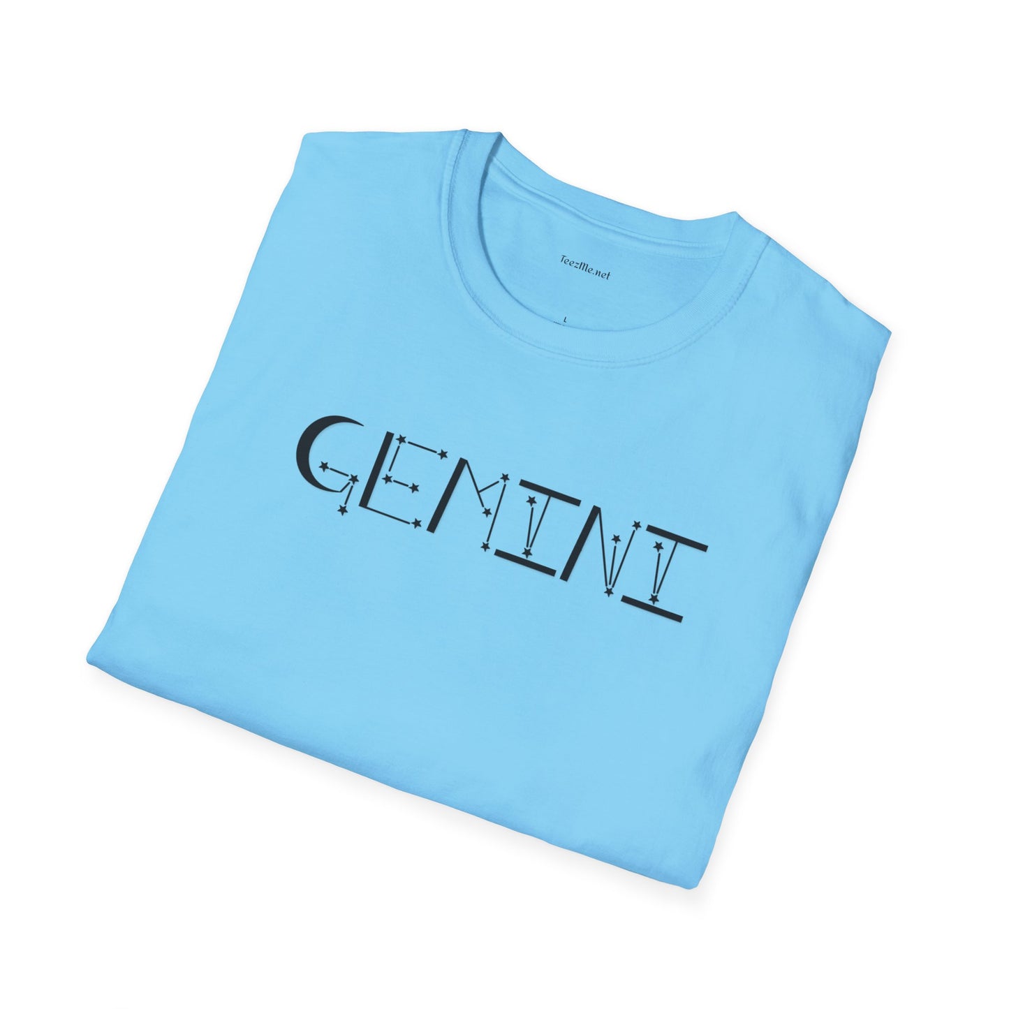Gemini Zodiac - Unisex Softstyle T-Shirt 100% Cotton Graphic
