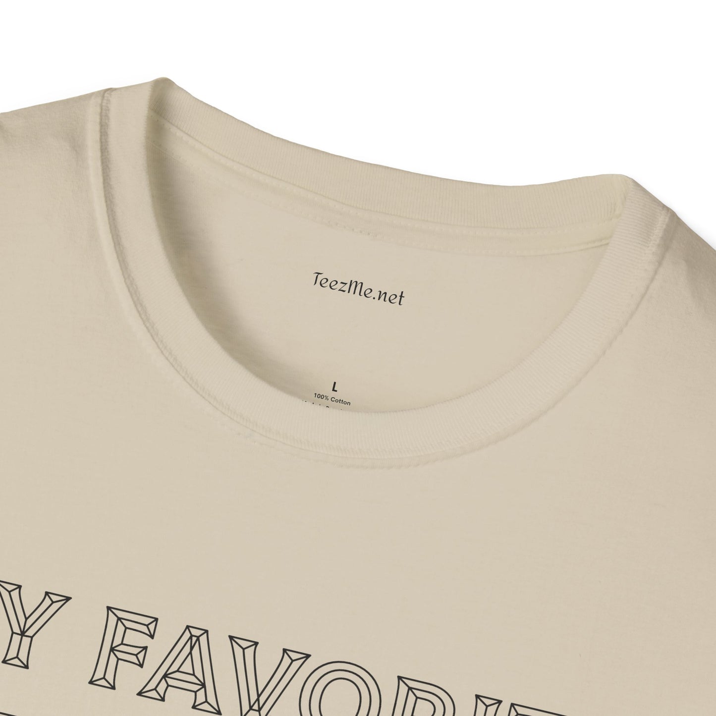 My favorite mistake - Unisex Softstyle T-Shirt 100% Cotton Graphic